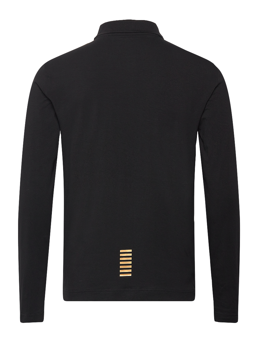 EA7 - POLO SHIRT - long-sleeved polos - black - 2