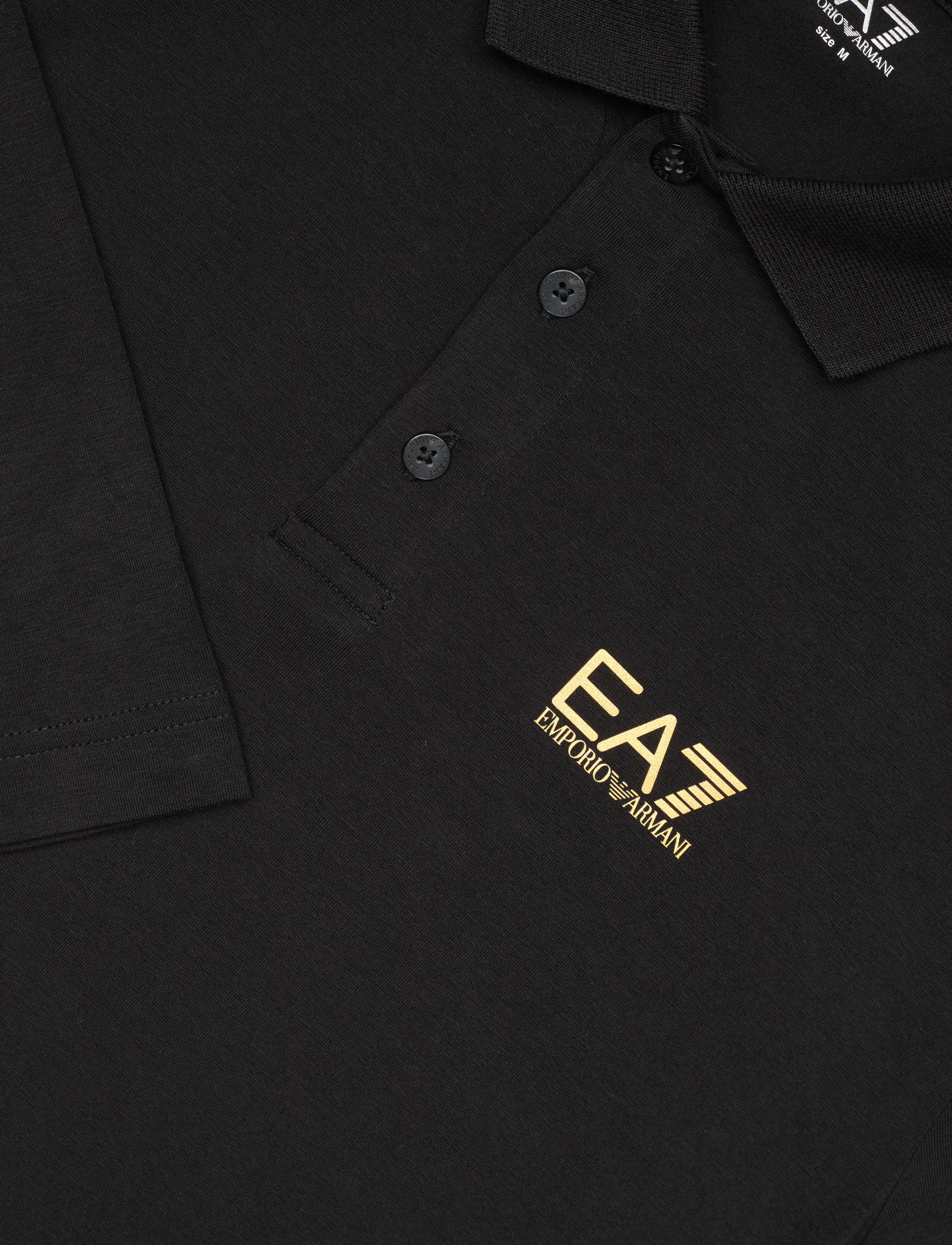 EA7 - POLO SHIRT - langærmede poloer - black - 5