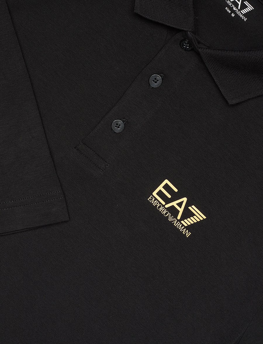 EA7 - POLO SHIRT - long-sleeved polos - black - 5