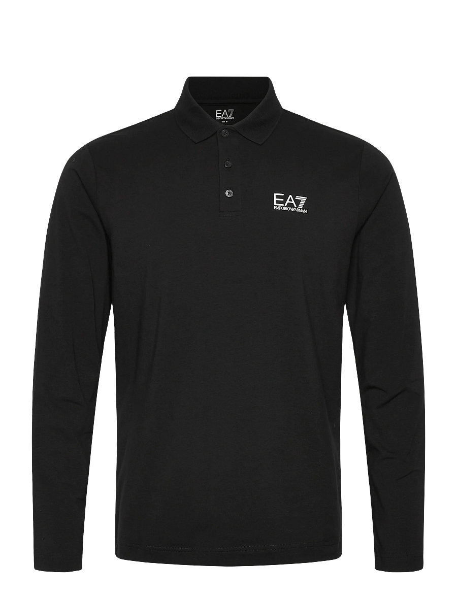 EA7 - POLO SHIRT - langärmelig - black - 1