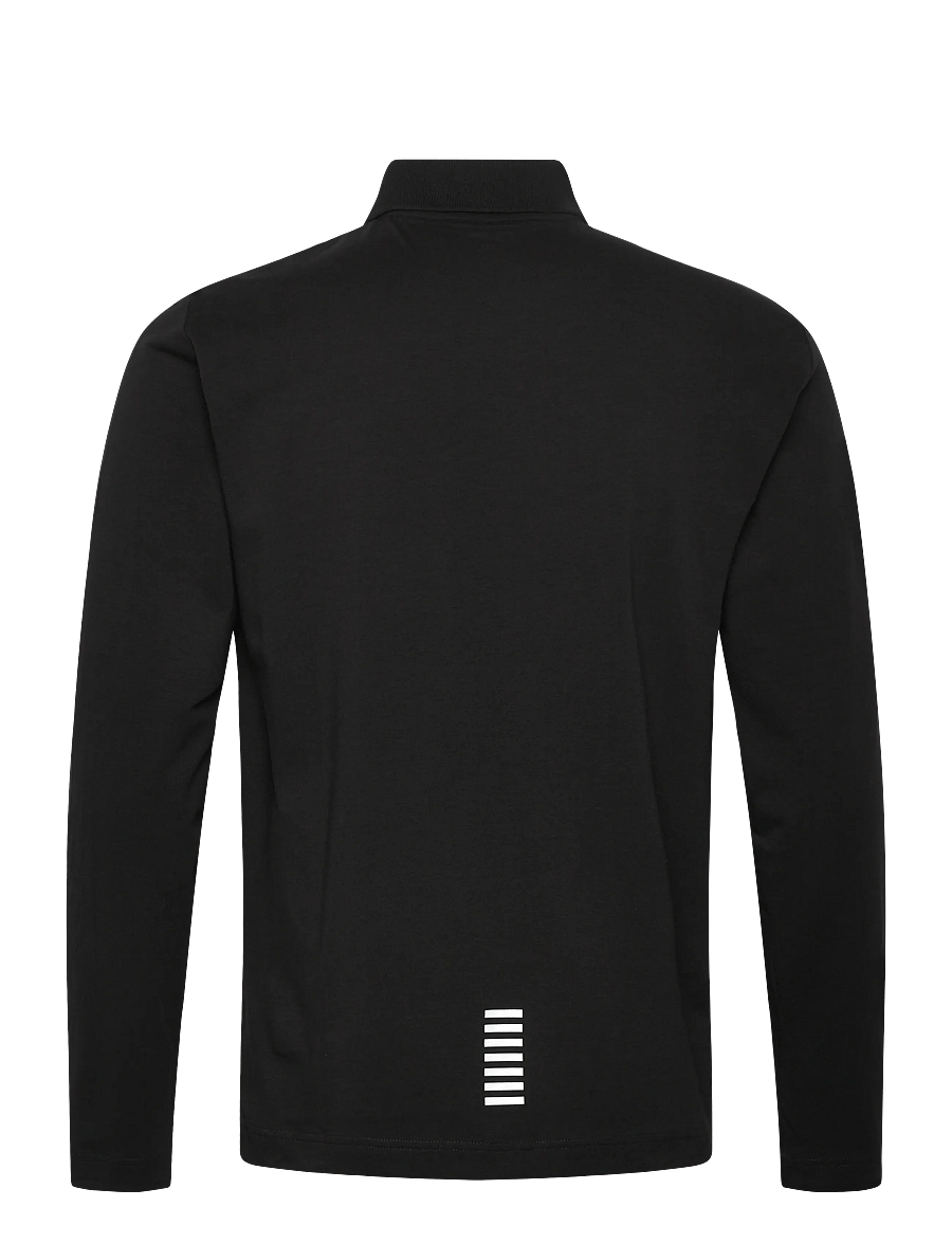 EA7 - POLO SHIRT - langärmelig - black - 2
