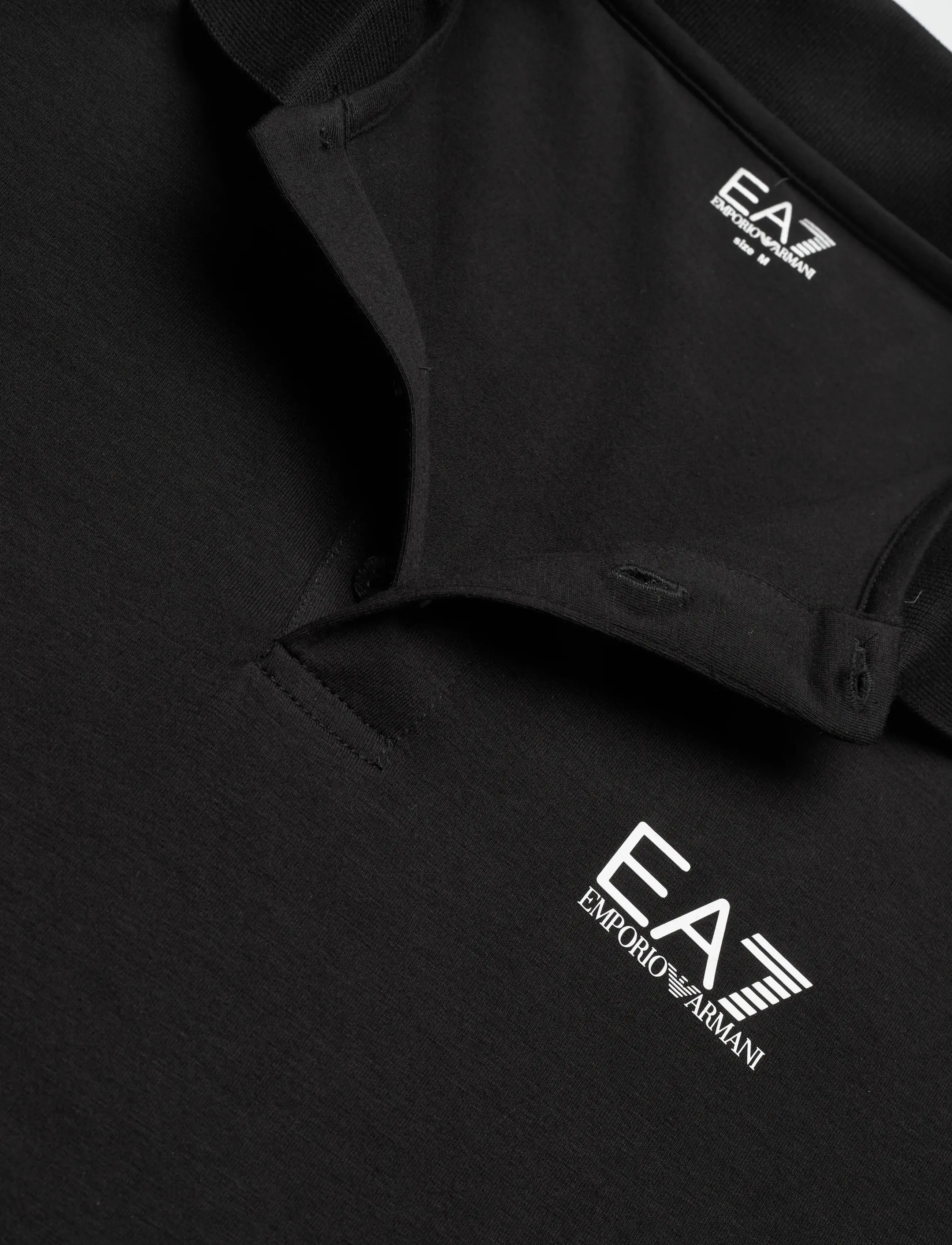 EA7 - POLO SHIRT - long-sleeved polos - black - 5