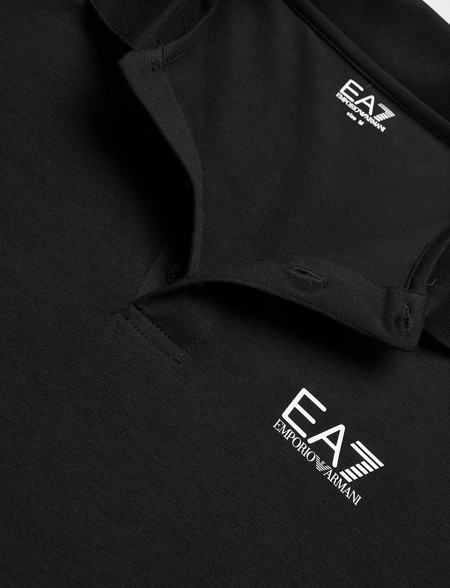 EA7 - POLO SHIRT - langärmelig - black - 5