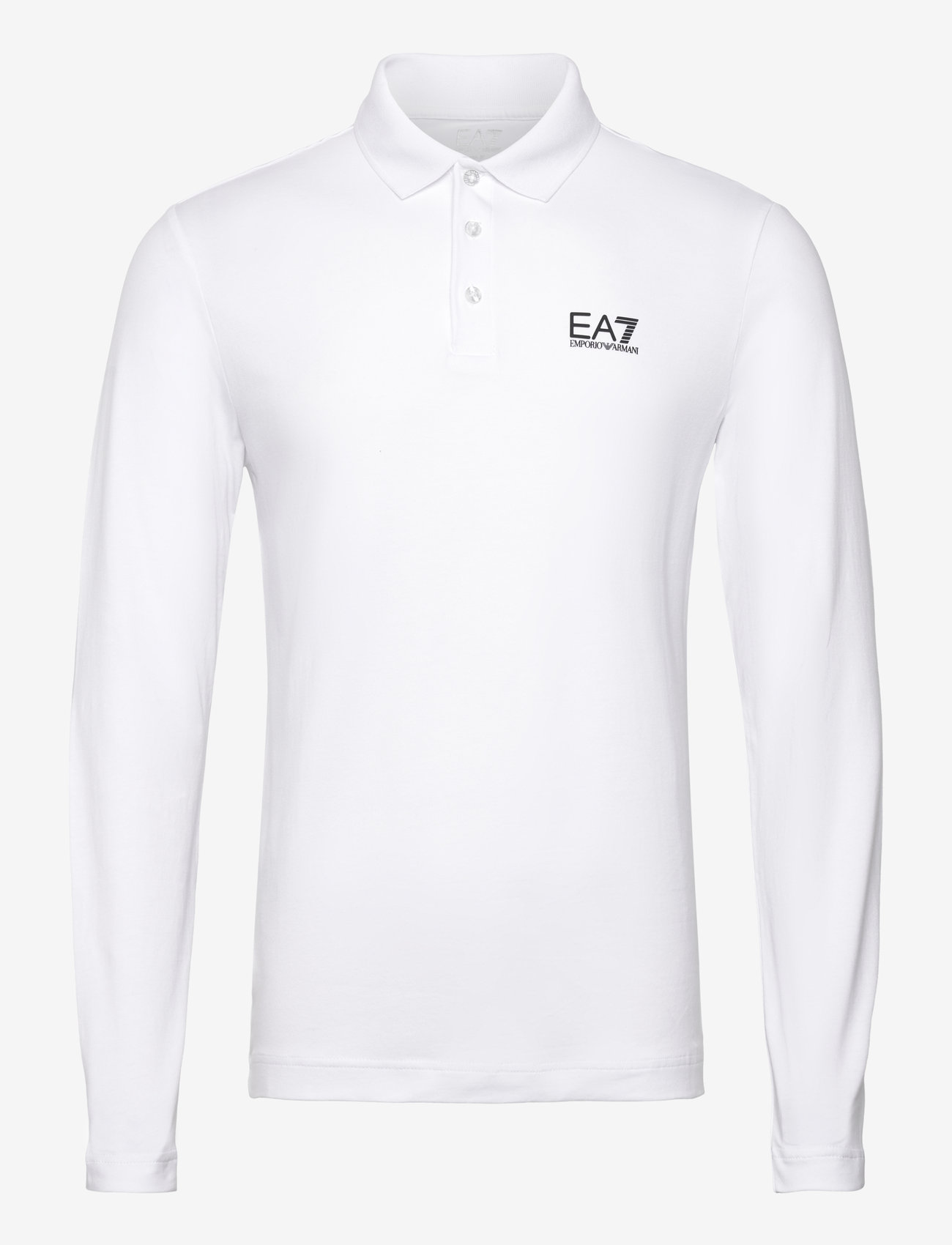 EA7 - POLO SHIRT - pikkade varrukatega polod - white - 0