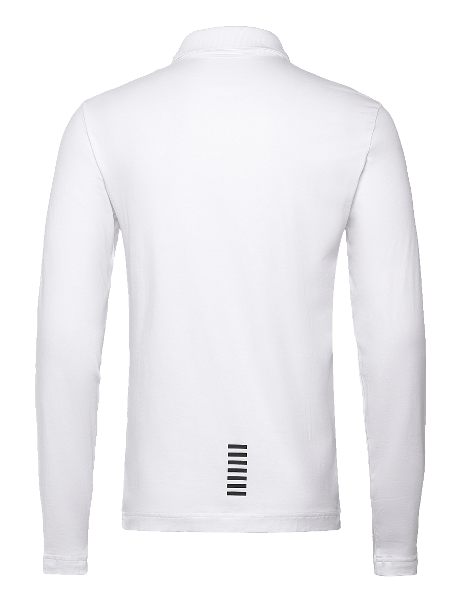 EA7 - POLO SHIRT - langärmelig - white - 2