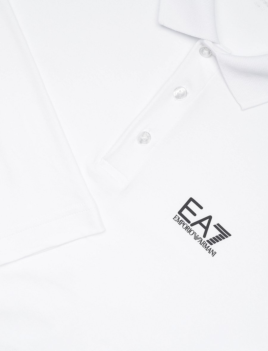 EA7 - POLO SHIRT - langärmelig - white - 5