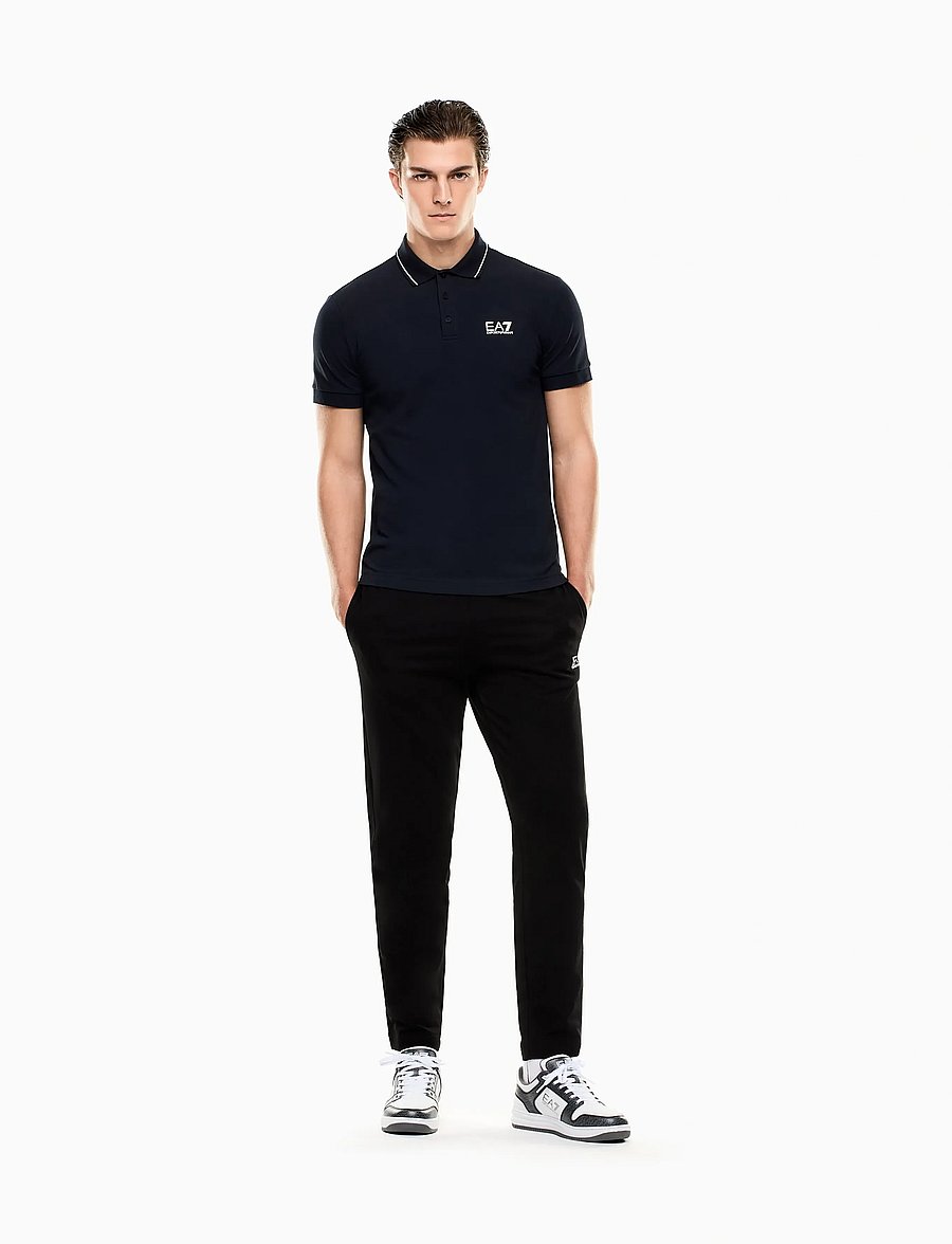 EA7 - POLO SHIRT - kortærmede poloer - armani blue - 4