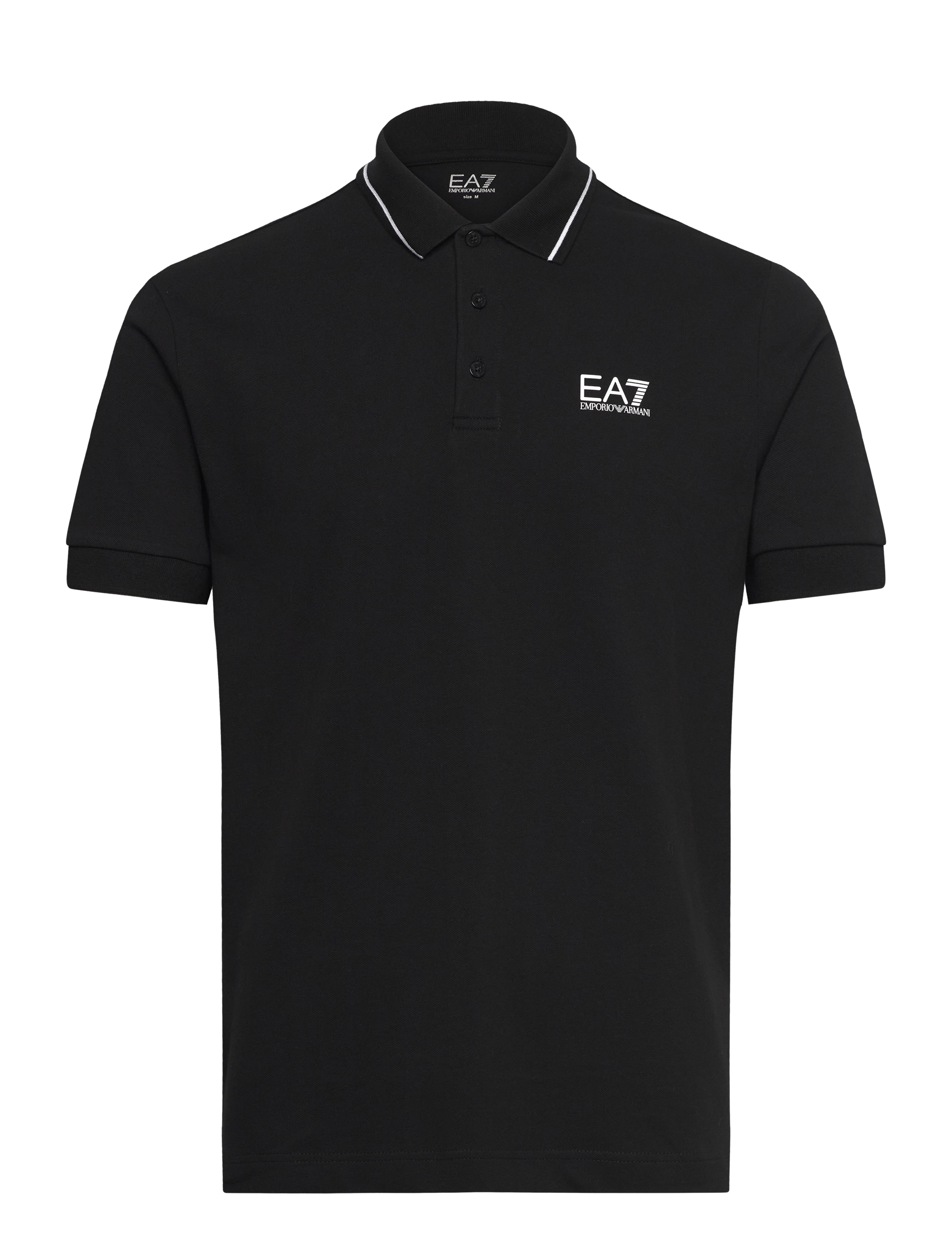 EA7 Polo Shirt Schwarz - M - Herren
