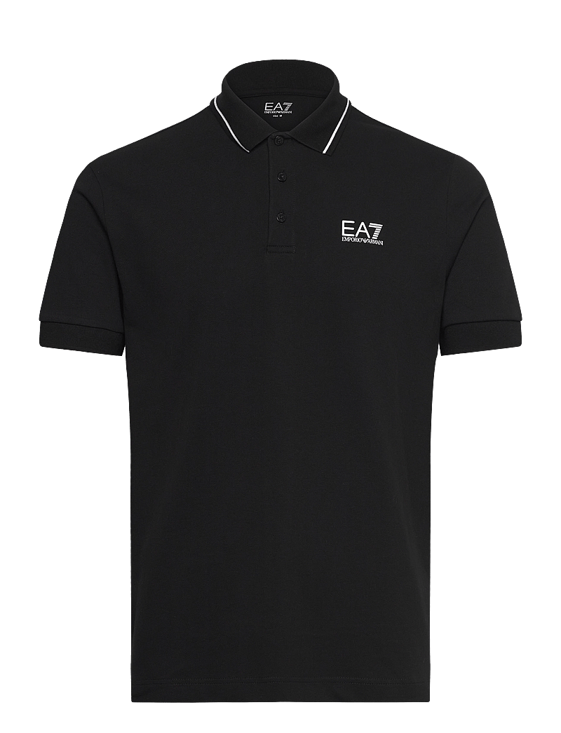 EA7 - POLO SHIRT - kortærmede poloer - black - 0
