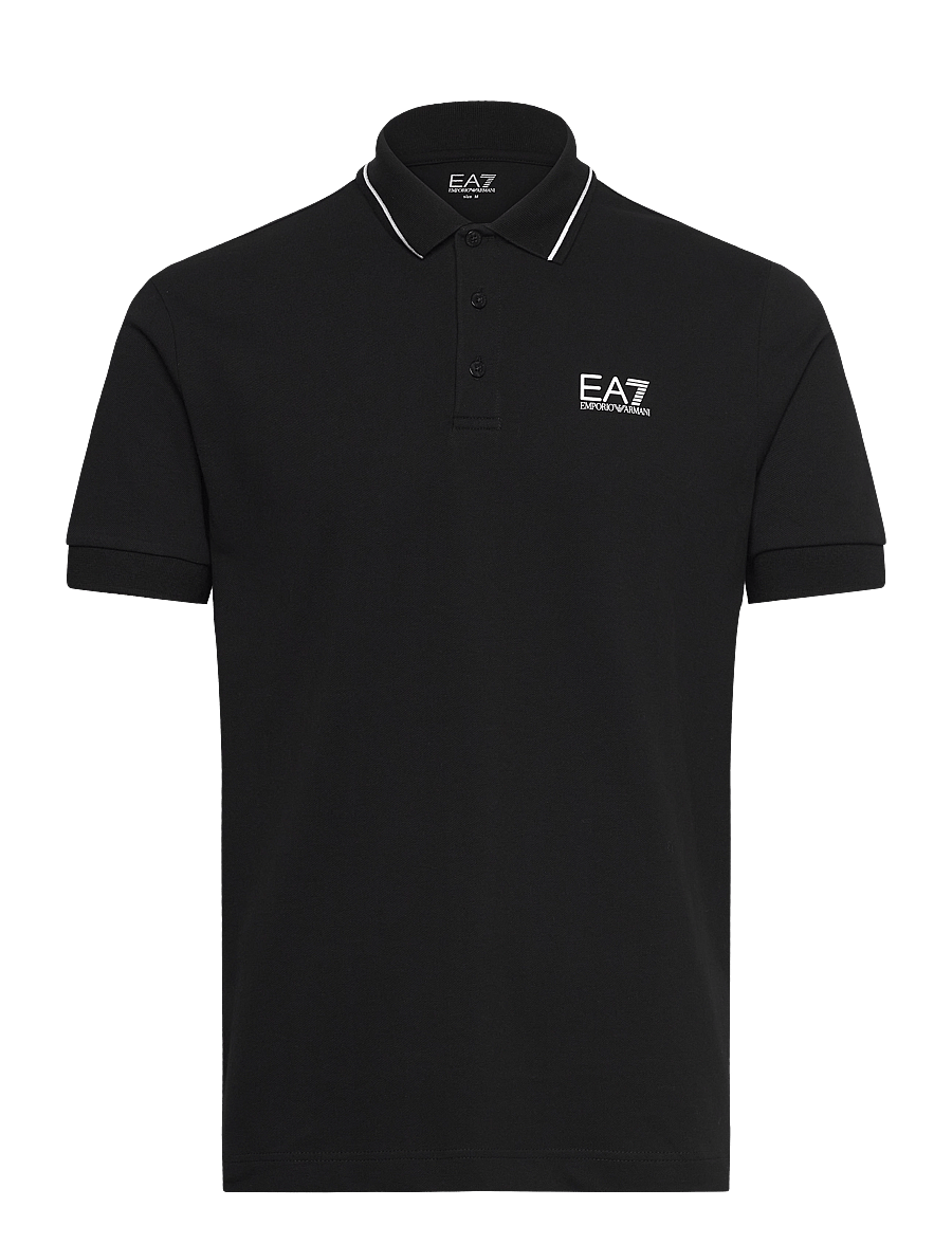 EA7 - POLO SHIRT - kurzärmelig - black - 1