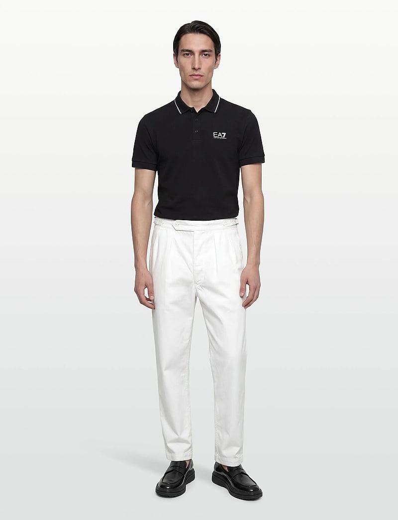 EA7 - POLO SHIRT - kortærmede poloer - black - 0
