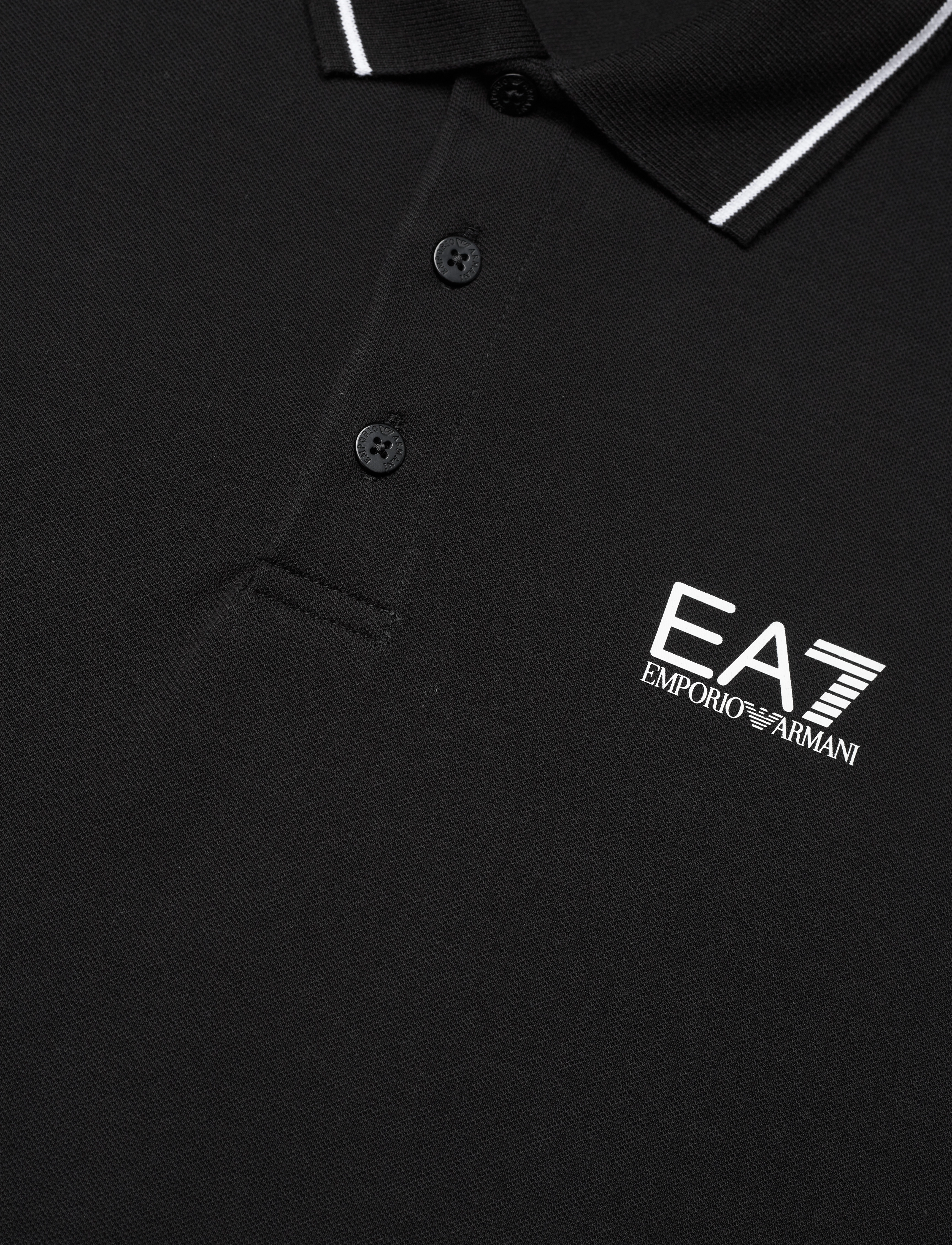EA7 - POLO SHIRT - kortermede - black - 5