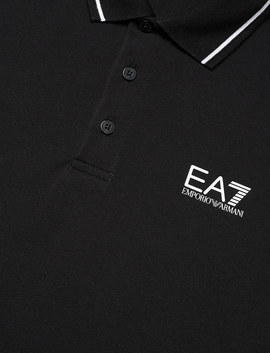 EA7 - POLO SHIRT - kurzärmelig - black - 5