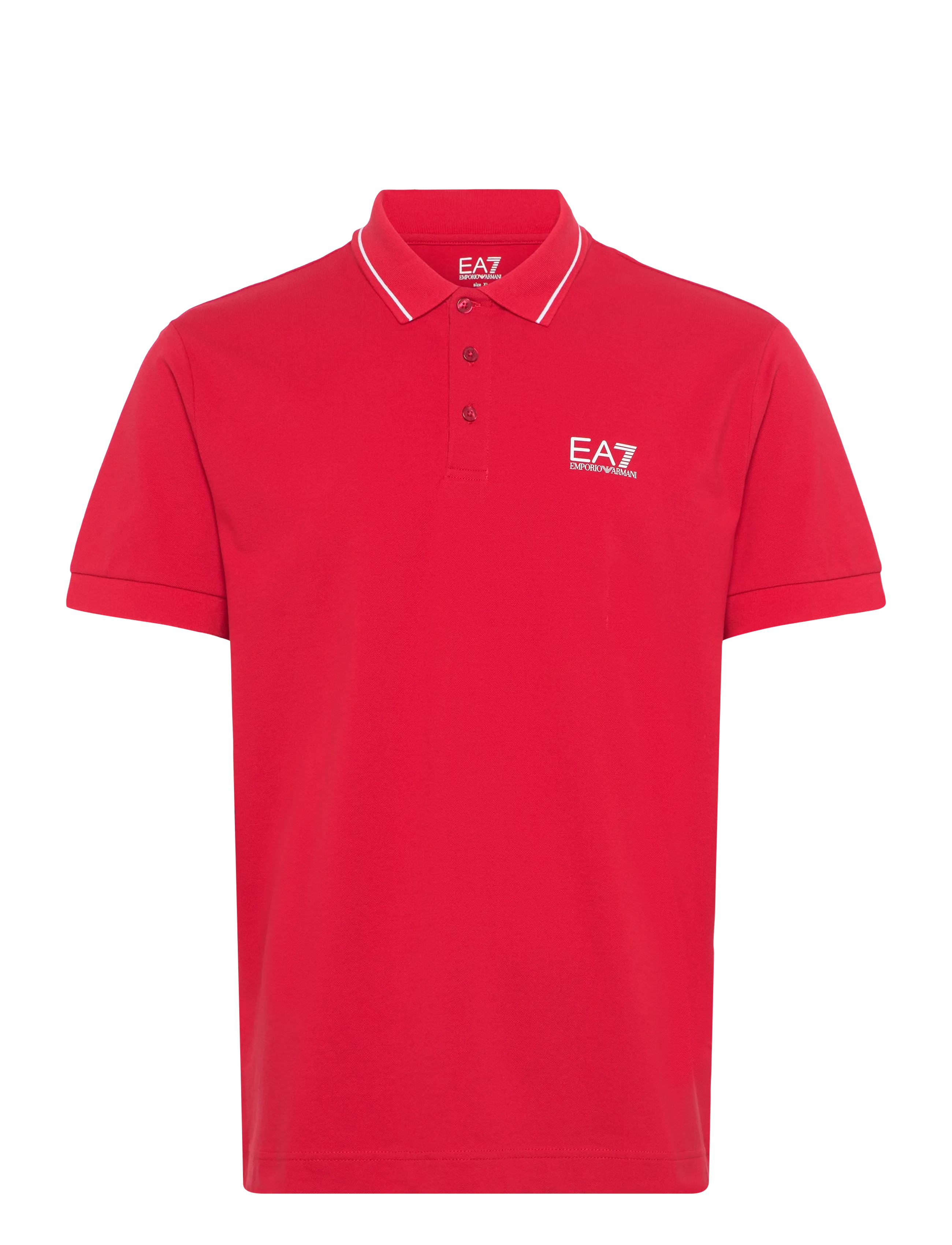 EA7 Polo Shirt Rot - S - Herren