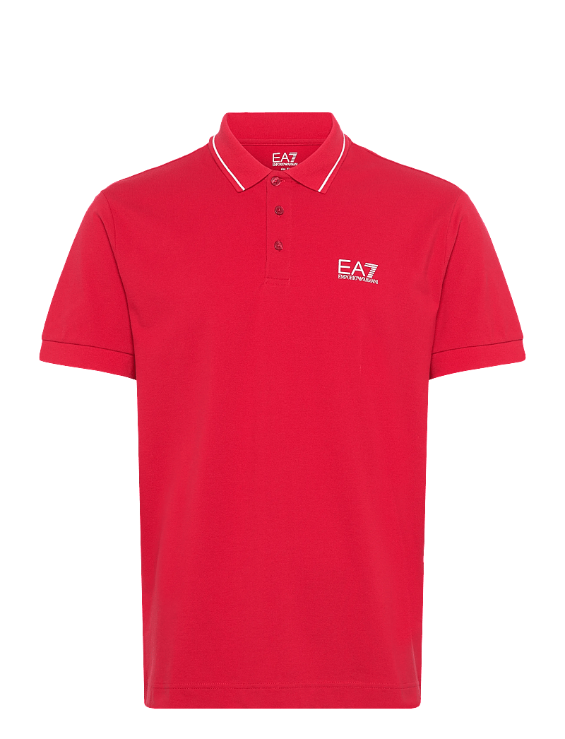 EA7 - POLO SHIRT - kurzärmelig - haute red - 1