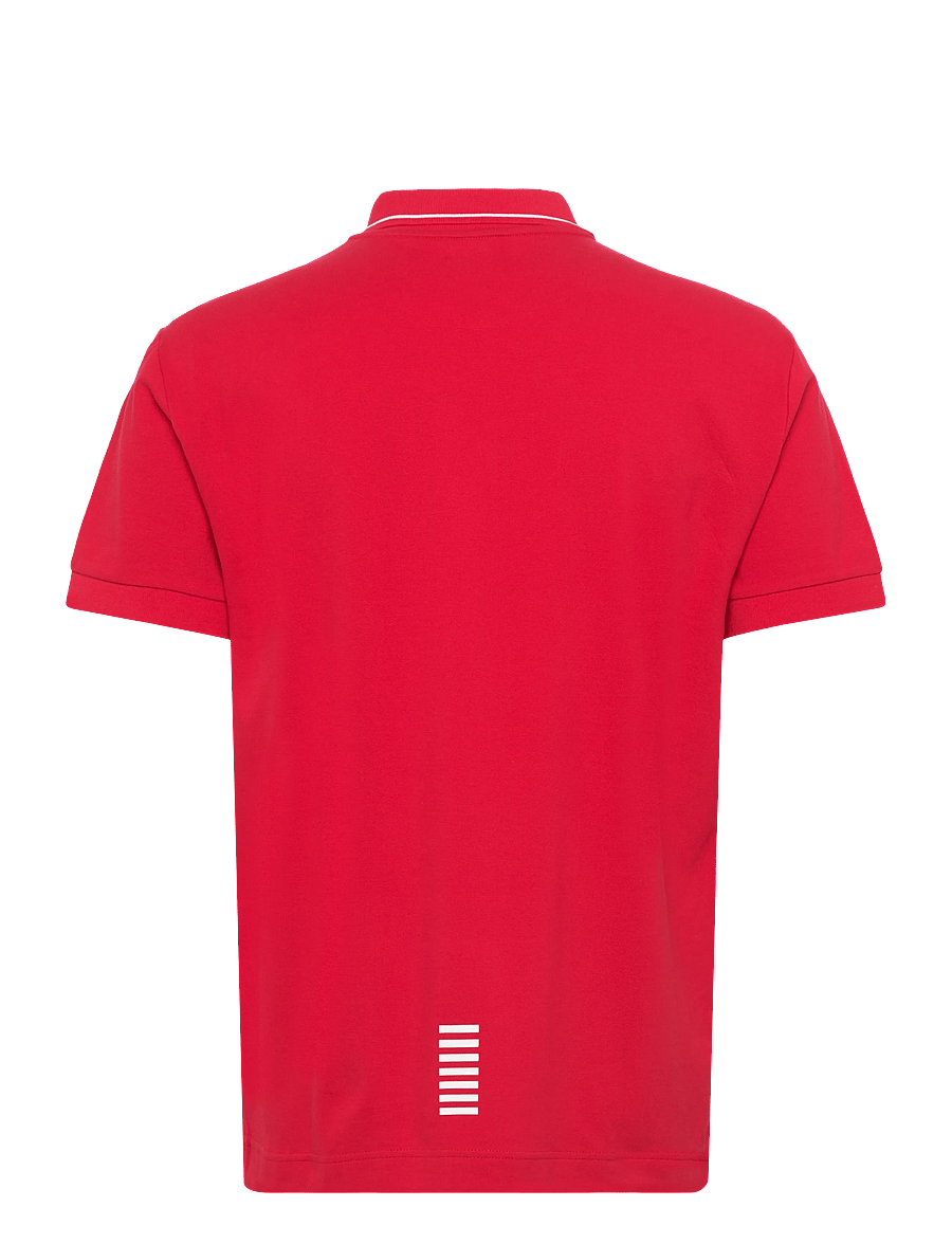 EA7 - POLO SHIRT - kortärmade pikéer - haute red - 2