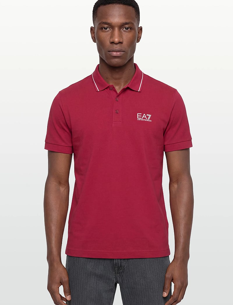 EA7 - POLO SHIRT - kurzärmelig - haute red - 3