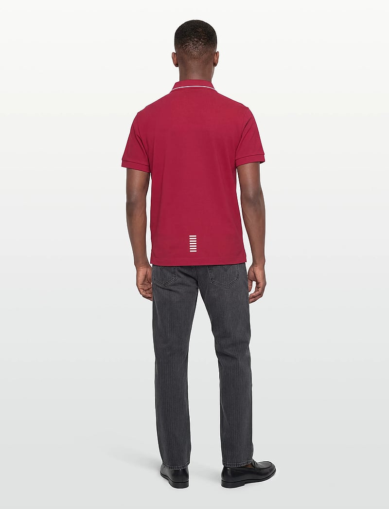 EA7 - POLO SHIRT - kurzärmelig - haute red - 4