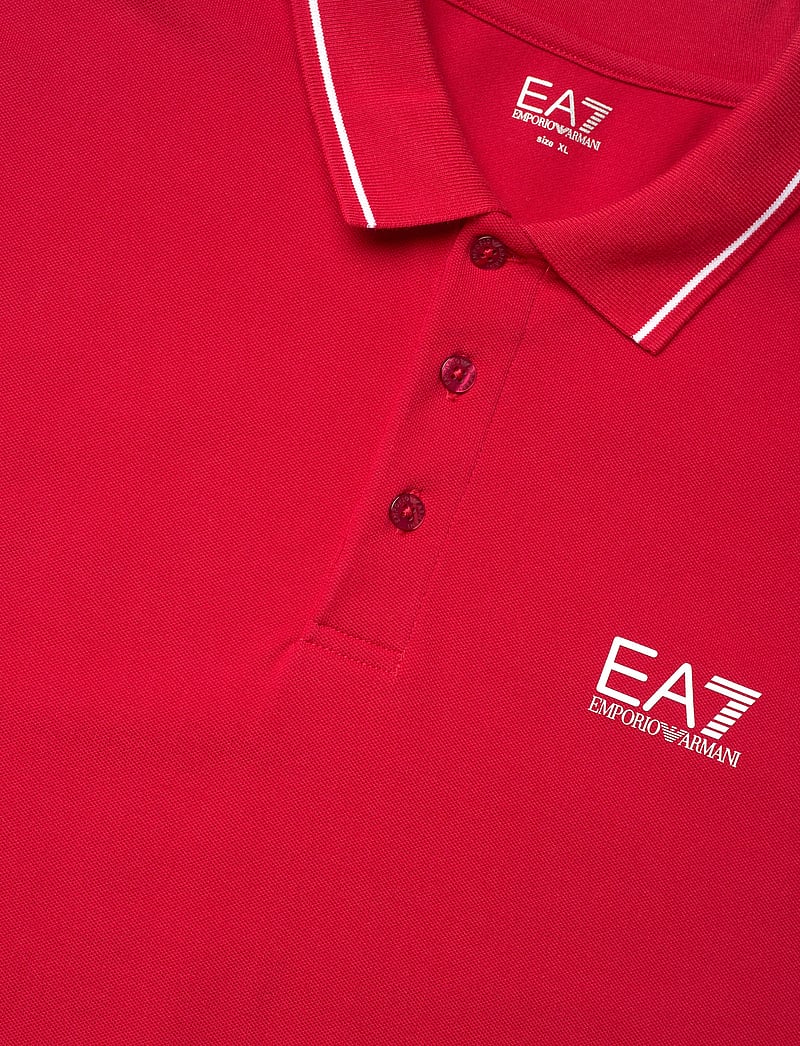 EA7 - POLO SHIRT - kurzärmelig - haute red - 5