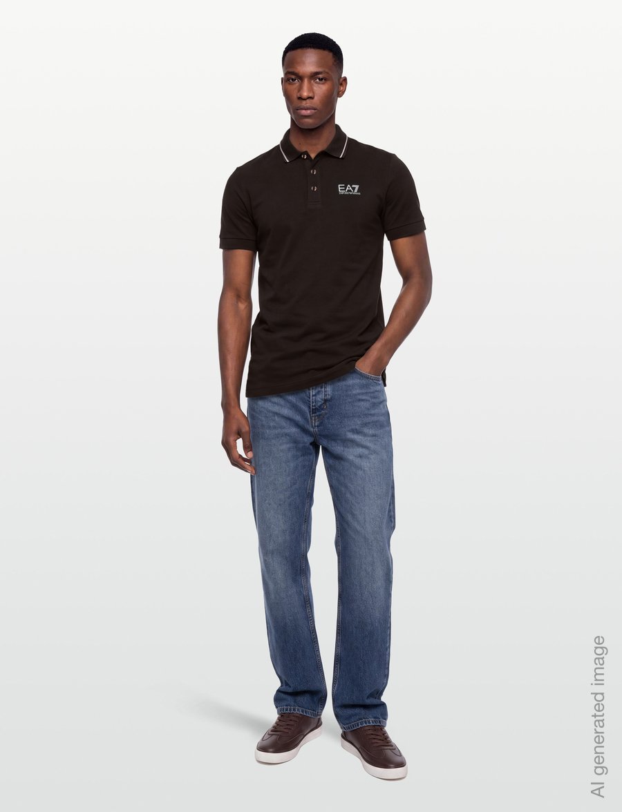 EA7 - POLO SHIRT - kortærmede poloer - mulch - 0