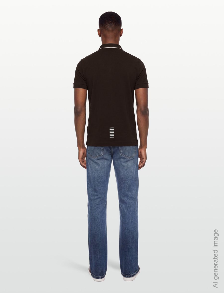 EA7 - POLO SHIRT - kortærmede poloer - mulch - 4
