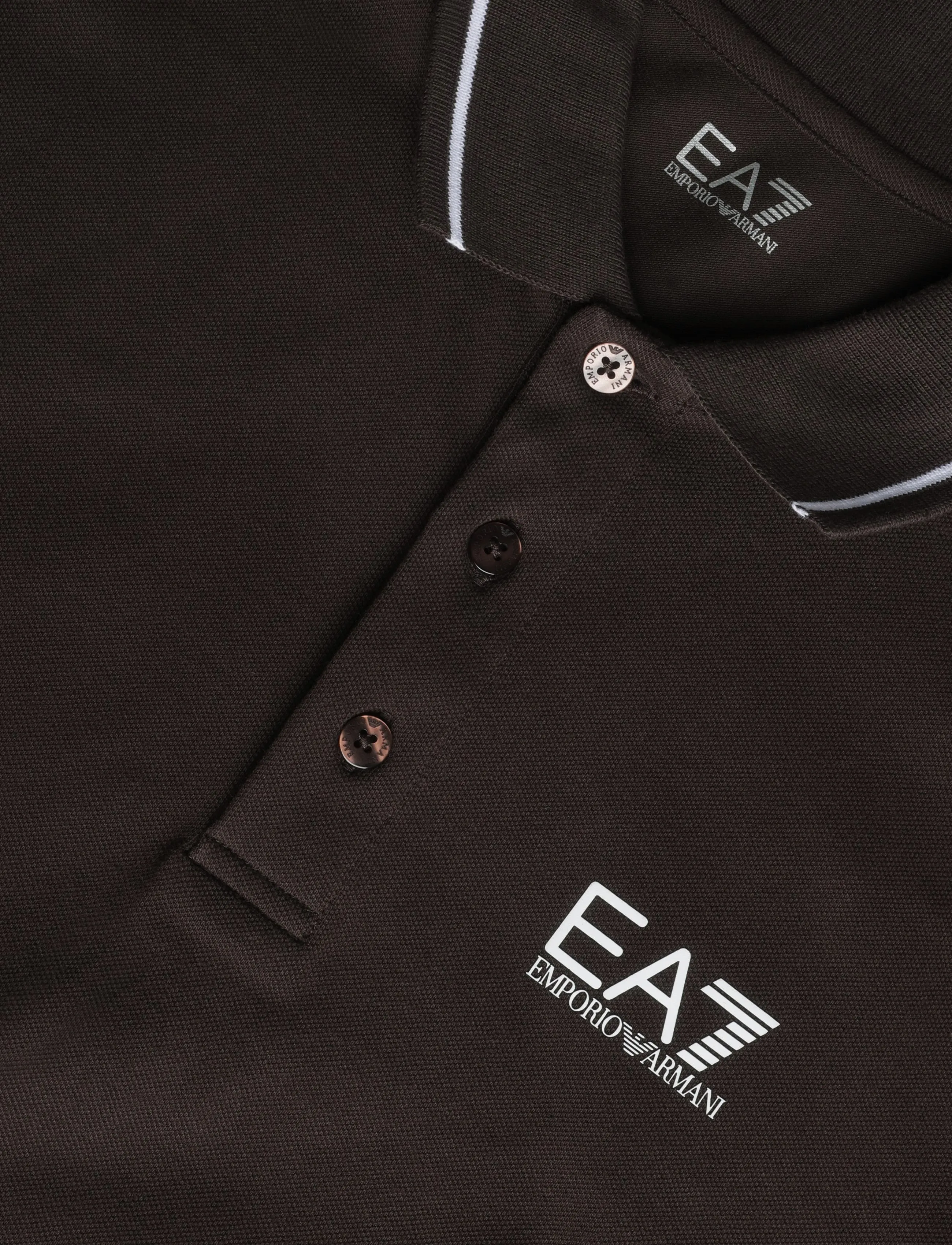EA7 - POLO SHIRT - kortærmede poloer - mulch - 5