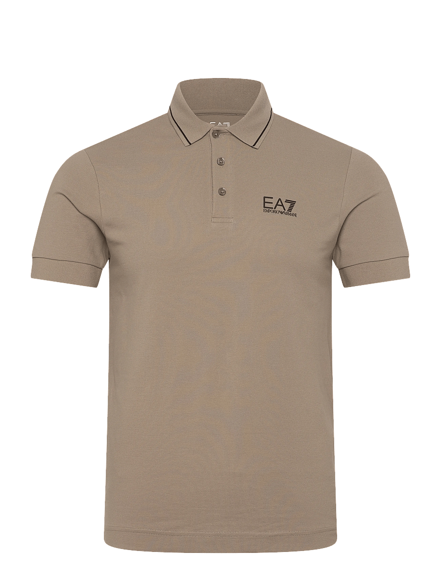 EA7 - POLO SHIRT - kurzärmelig - roasted cashew - 1