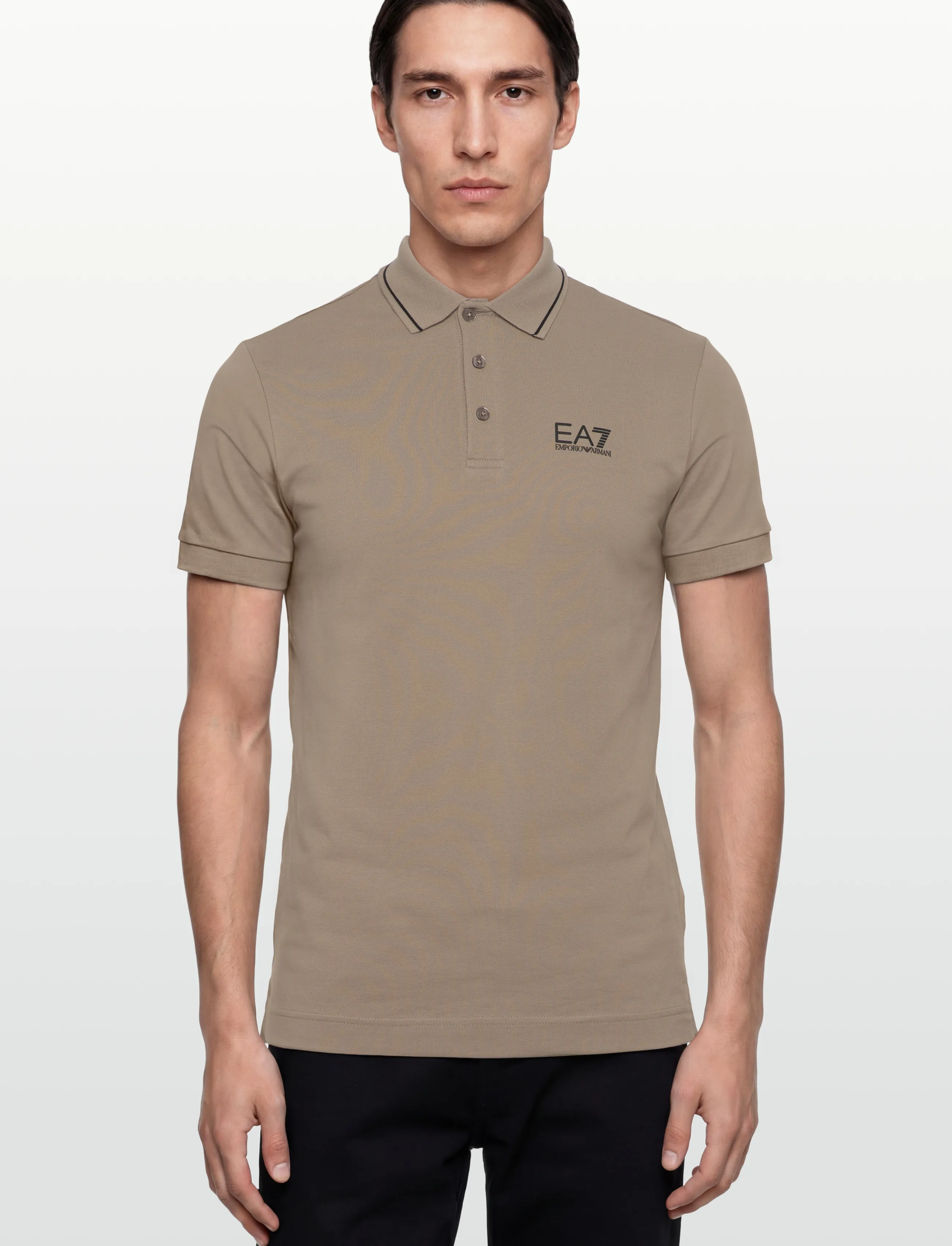 EA7 - POLO SHIRT - short-sleeved polos - roasted cashew - 3