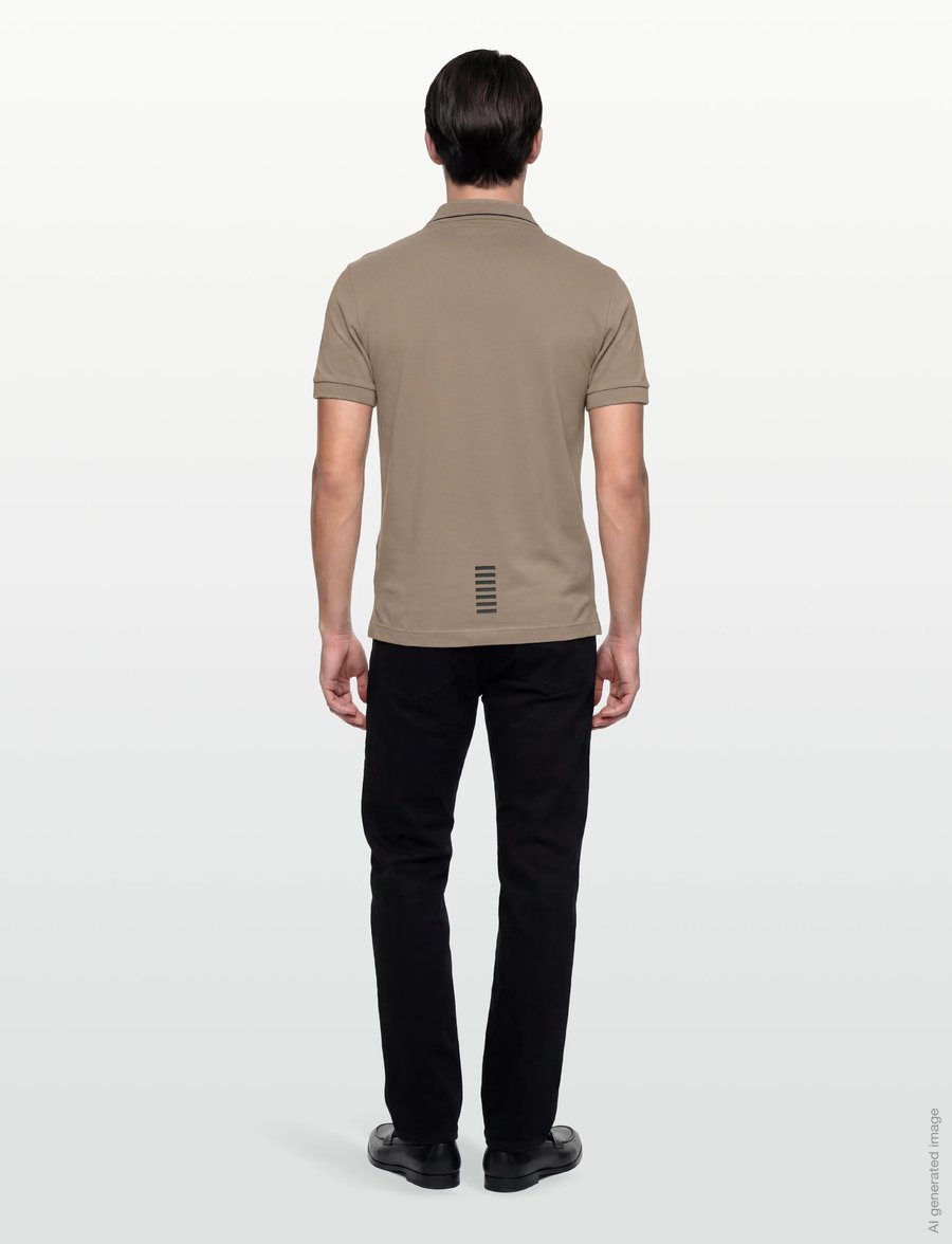 EA7 - POLO SHIRT - kortärmade pikéer - roasted cashew - 4