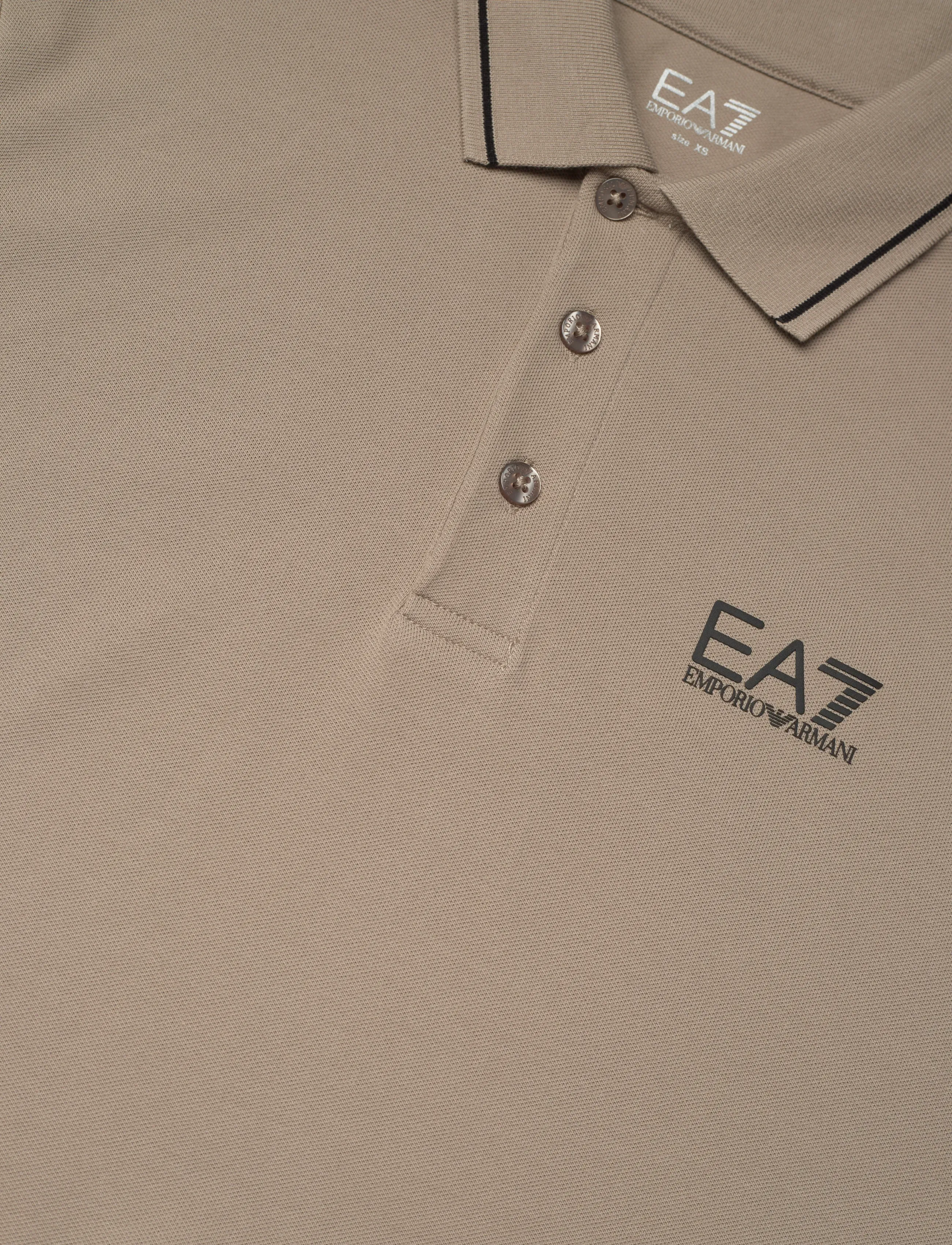 EA7 - POLO SHIRT - short-sleeved polos - roasted cashew - 5