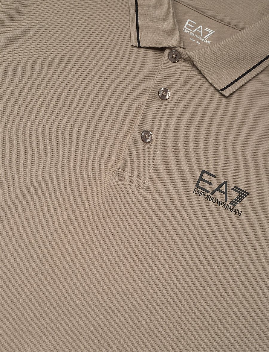 EA7 - POLO SHIRT - kortärmade pikéer - roasted cashew - 5