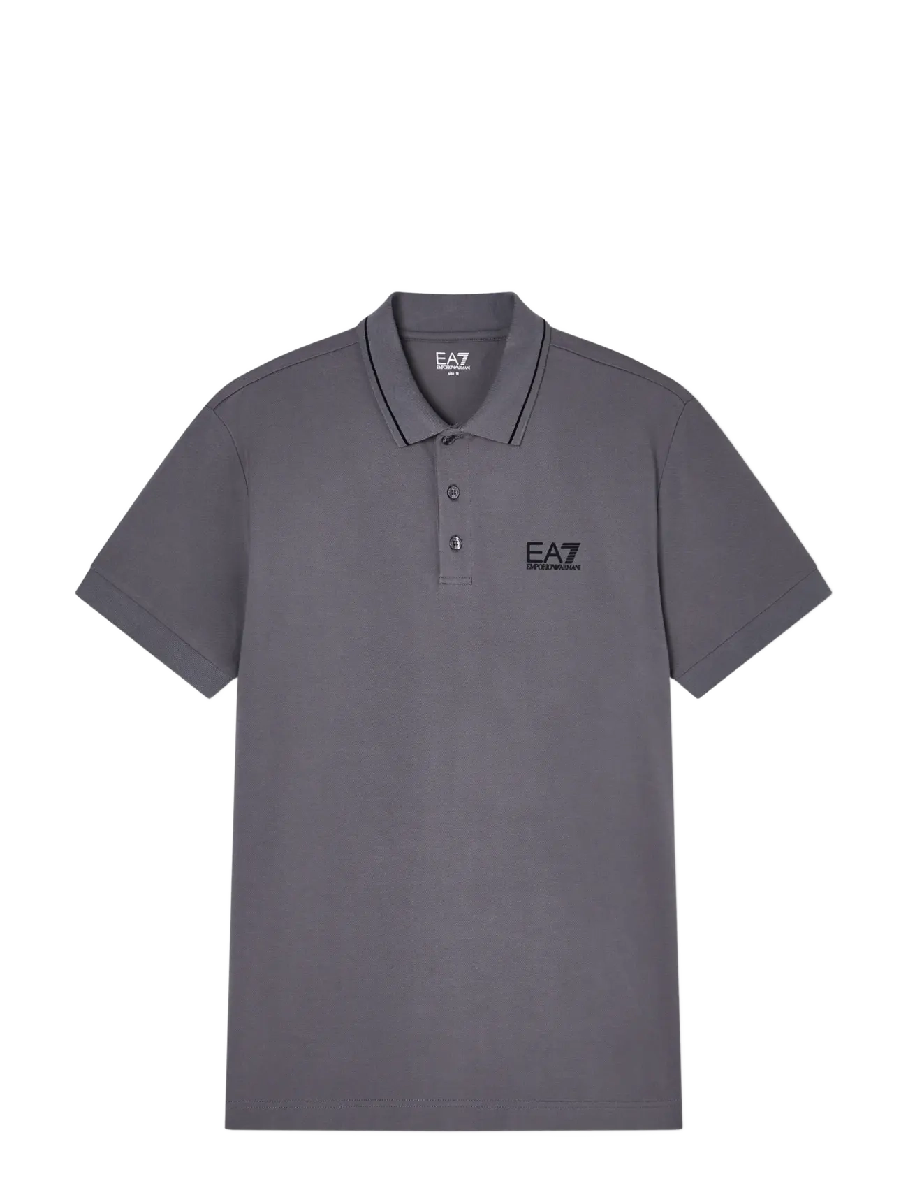 EA7 Polo Shirt, S, Polos, Grau - Short-sleeved, Männerswear