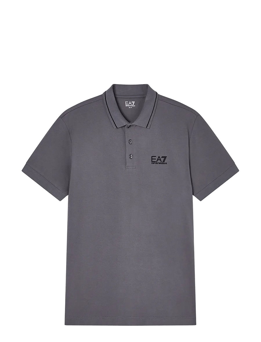 EA7 - POLO SHIRT - kortærmede poloer - smoked pearl - 0