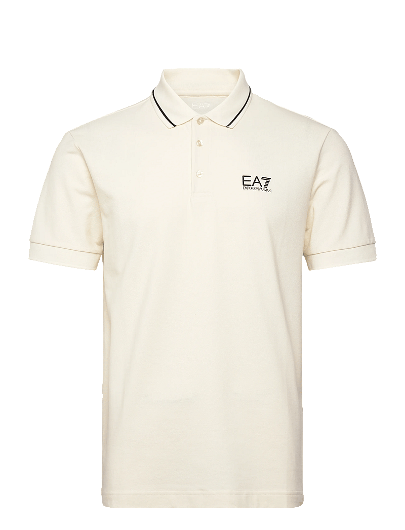 EA7 - POLO SHIRT - kurzärmelig - vanilla ice - 0
