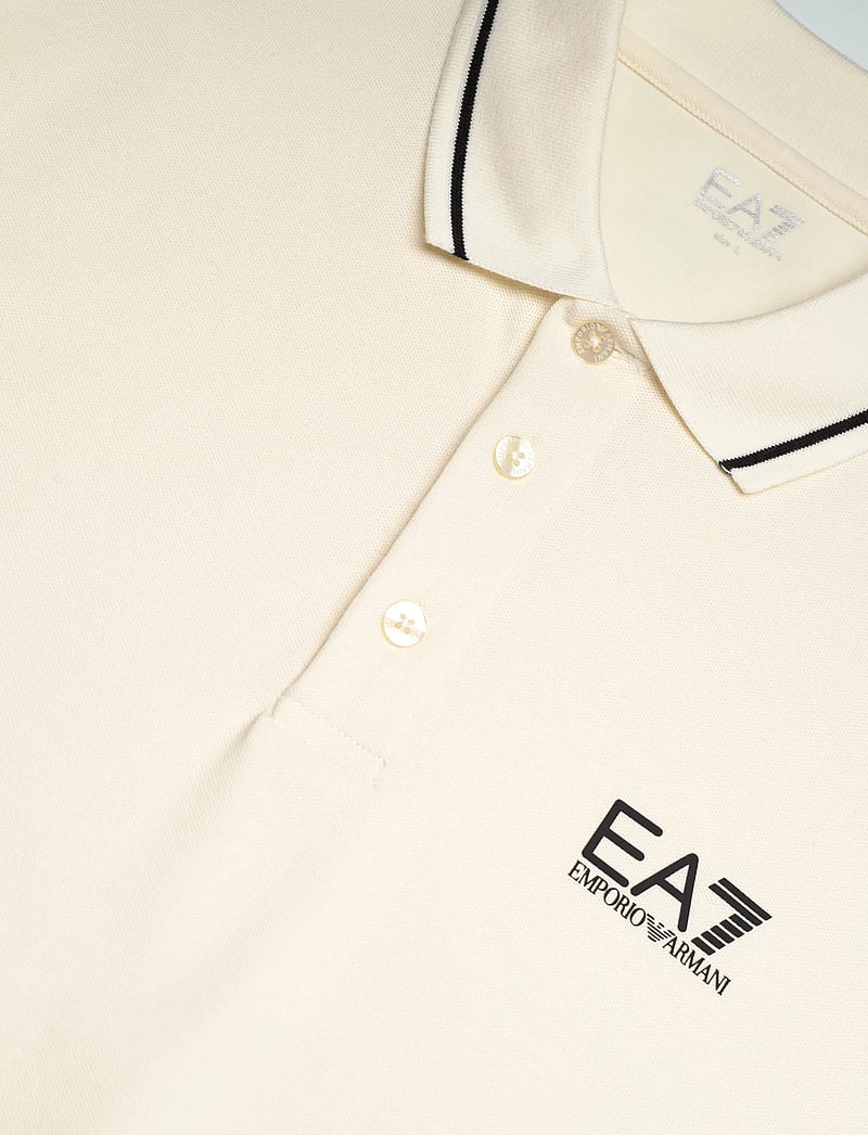 EA7 - POLO SHIRT - kurzärmelig - vanilla ice - 2