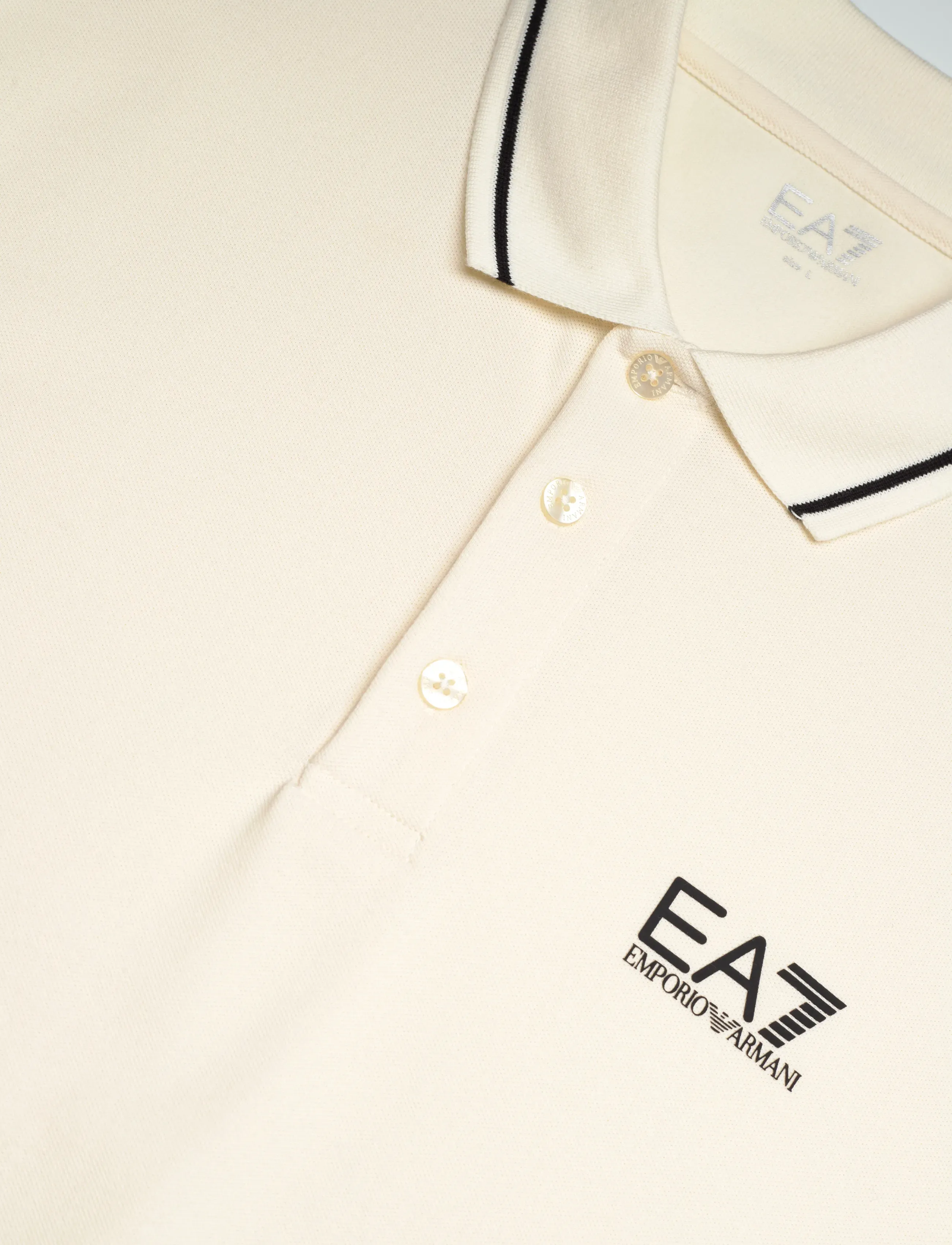 EA7 - POLO SHIRT - kortärmade pikéer - vanilla ice - 5