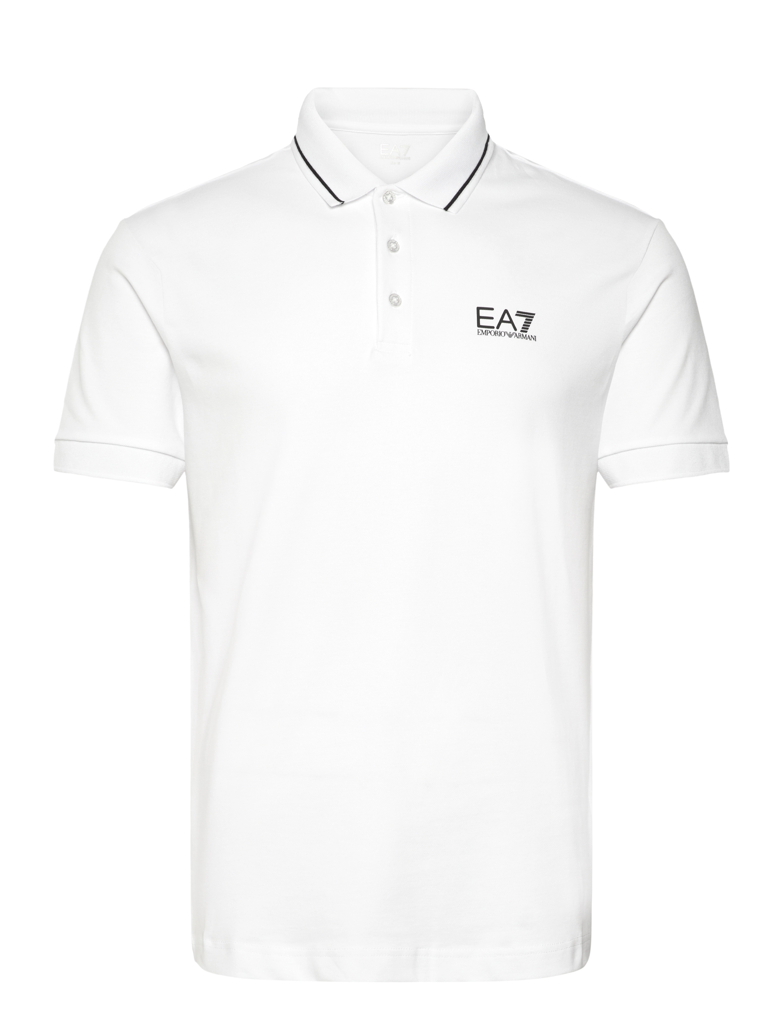 EA7 Polo Shirt Weiß - L - Herren