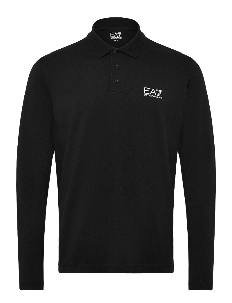 EA7 - POLO SHIRT - langærmede poloer - black - 0