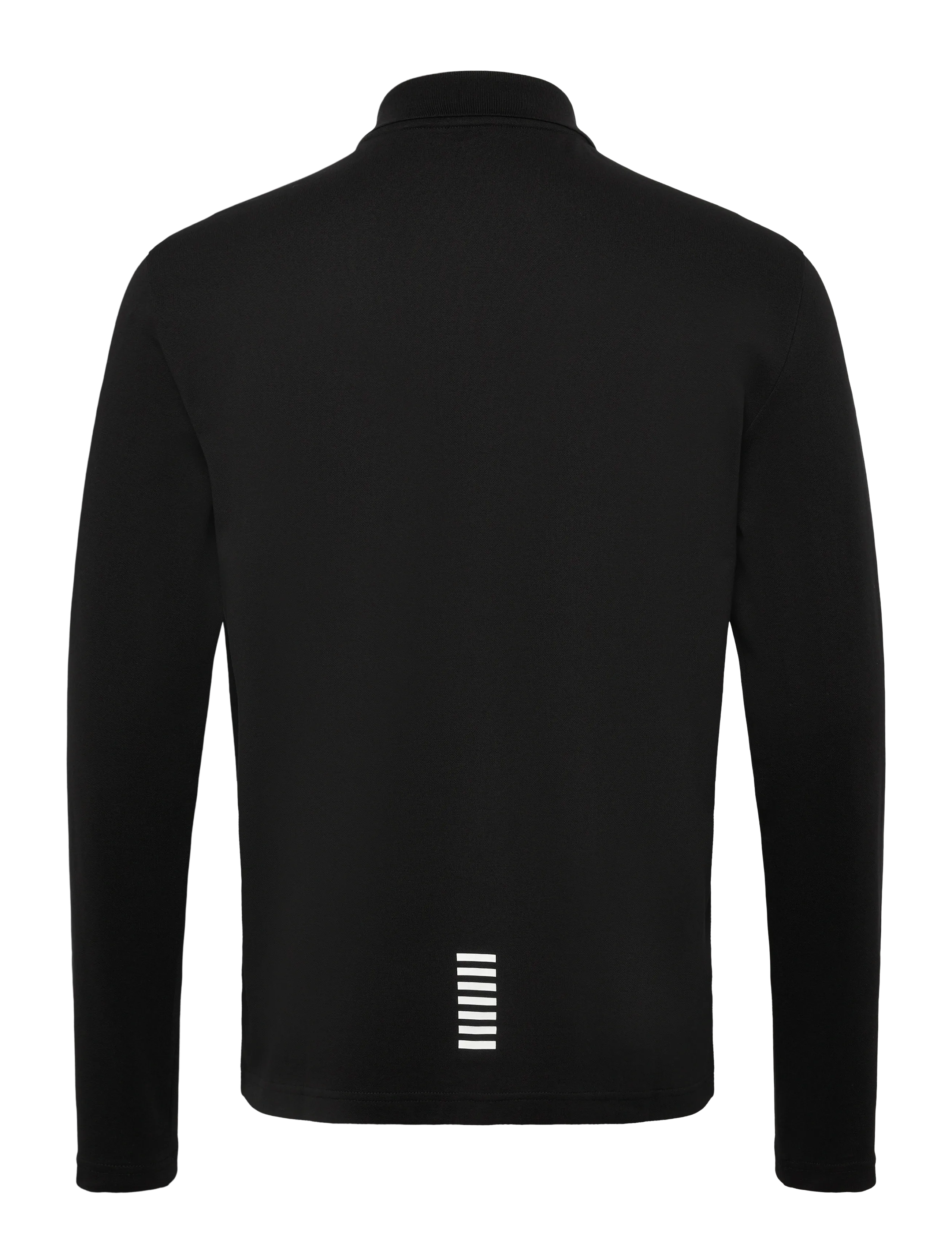 EA7 - POLO SHIRT - langærmede poloer - black - 1