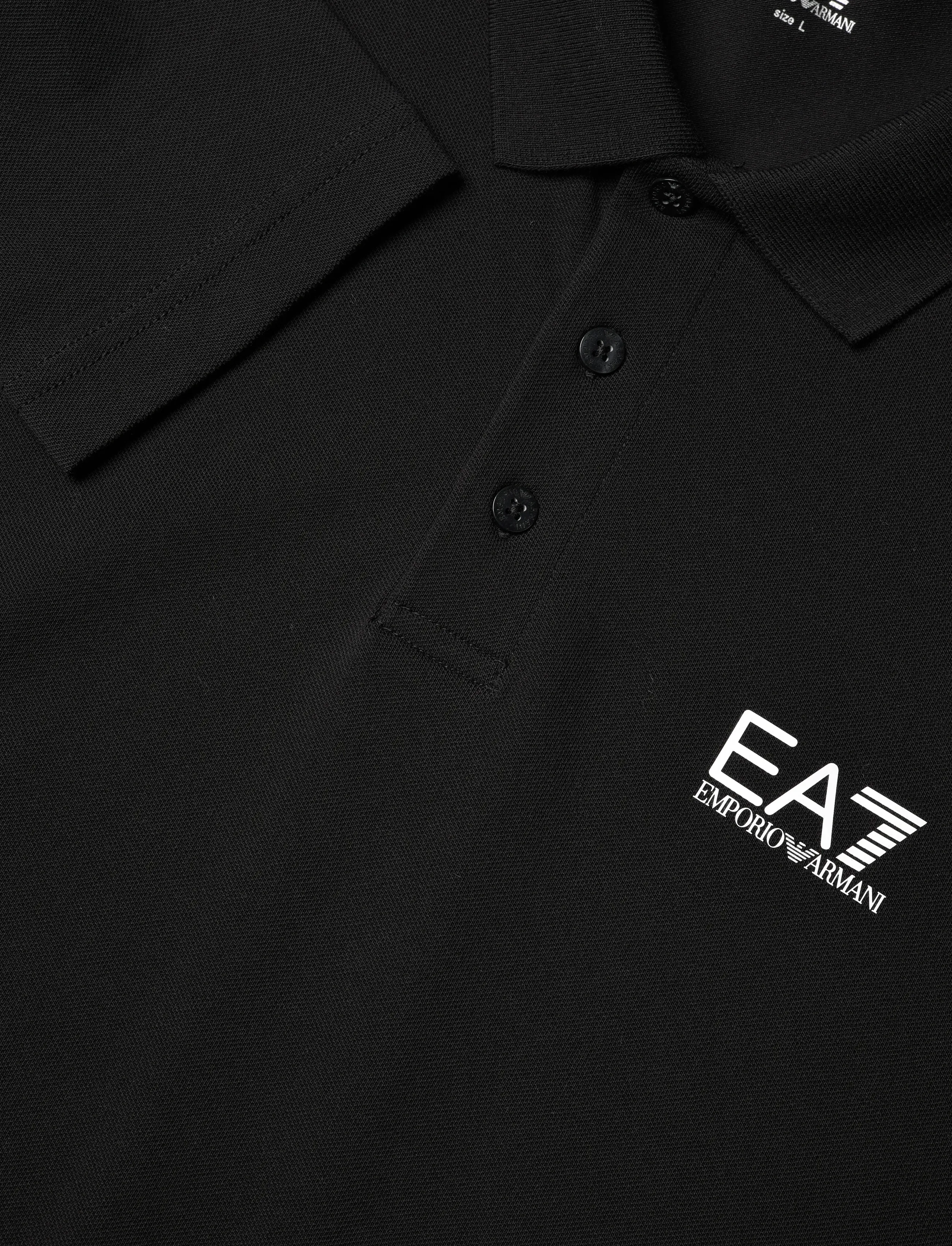 EA7 - POLO SHIRT - langärmelig - black - 2