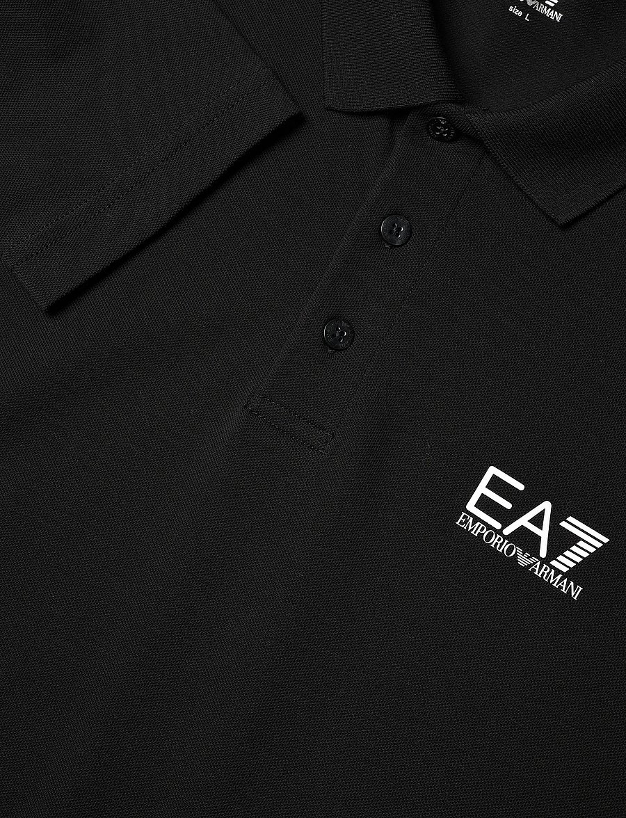 EA7 - POLO SHIRT - langärmelig - black - 2
