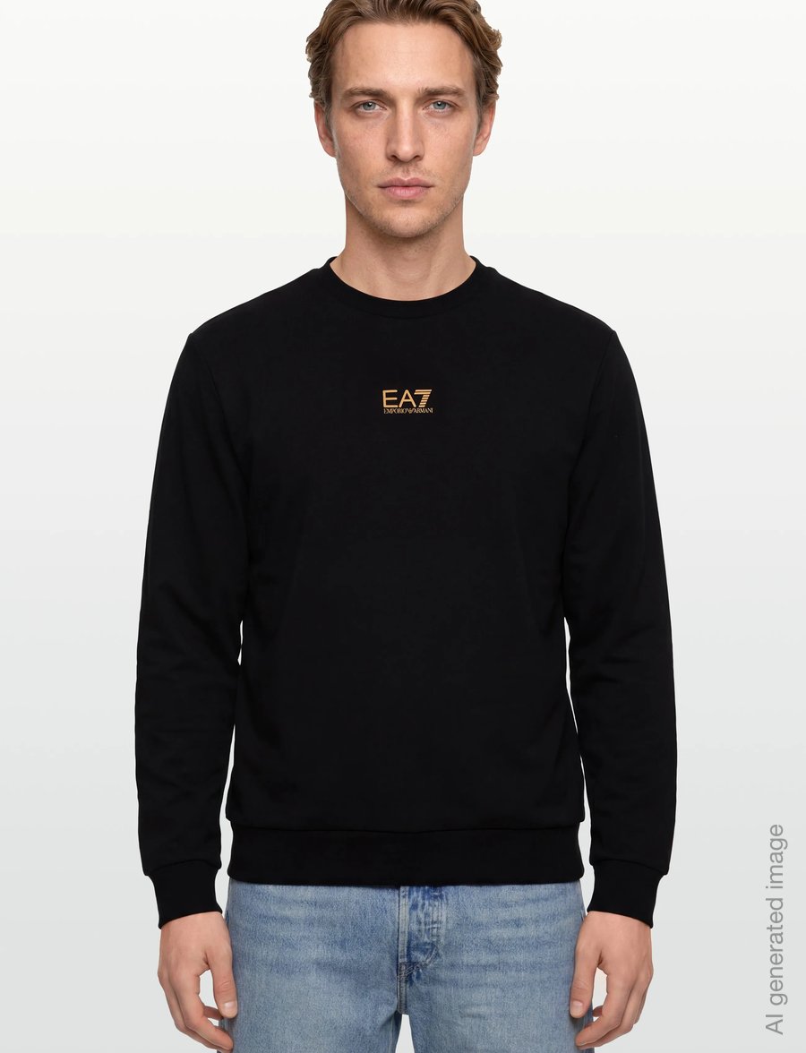 EA7 - SWEATSHIRT - dressipluusid - black - 3