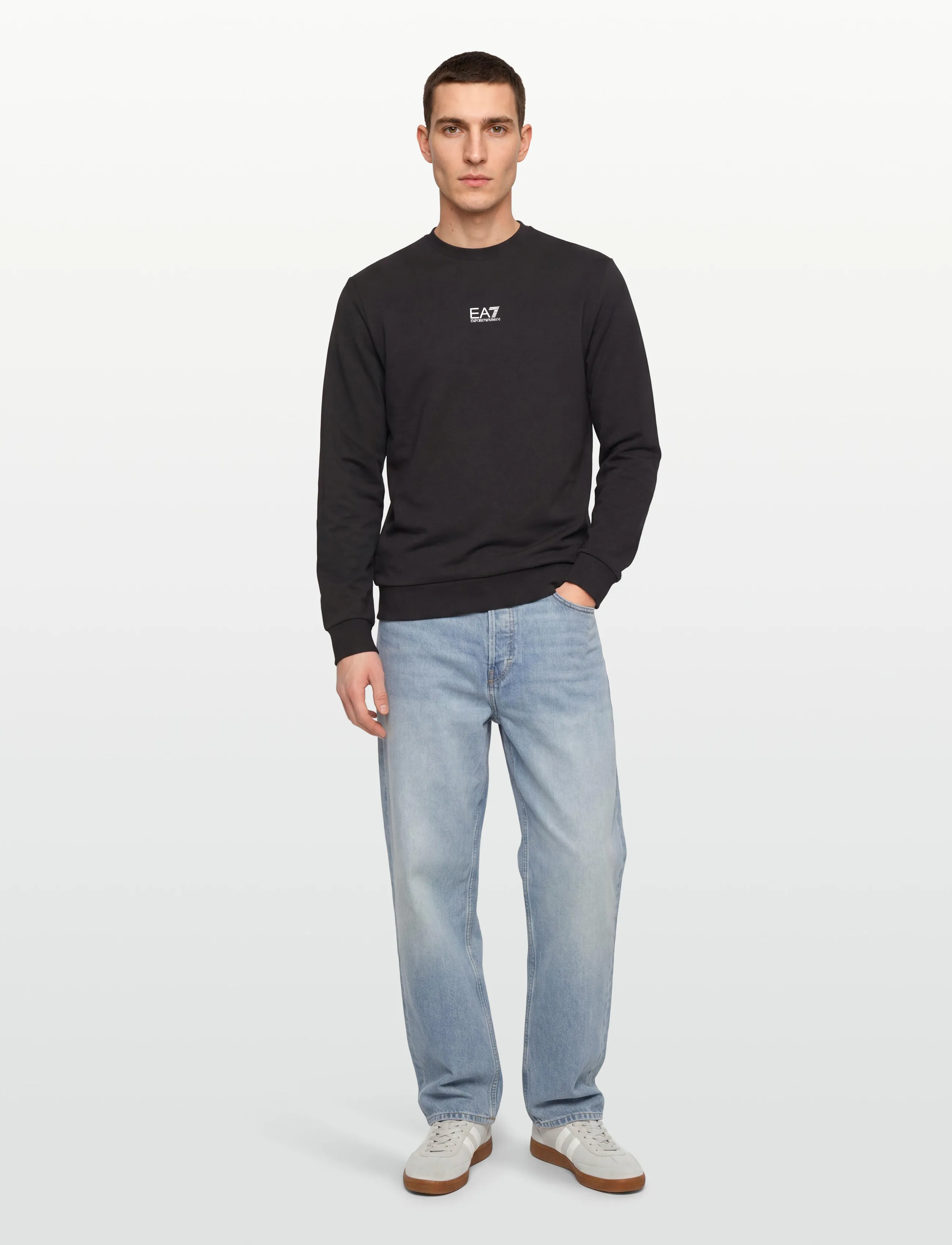 EA7 Sweatshirt, XL, Black, Sweatshirts & Hættetrøjer > Sweatshirts, Herre