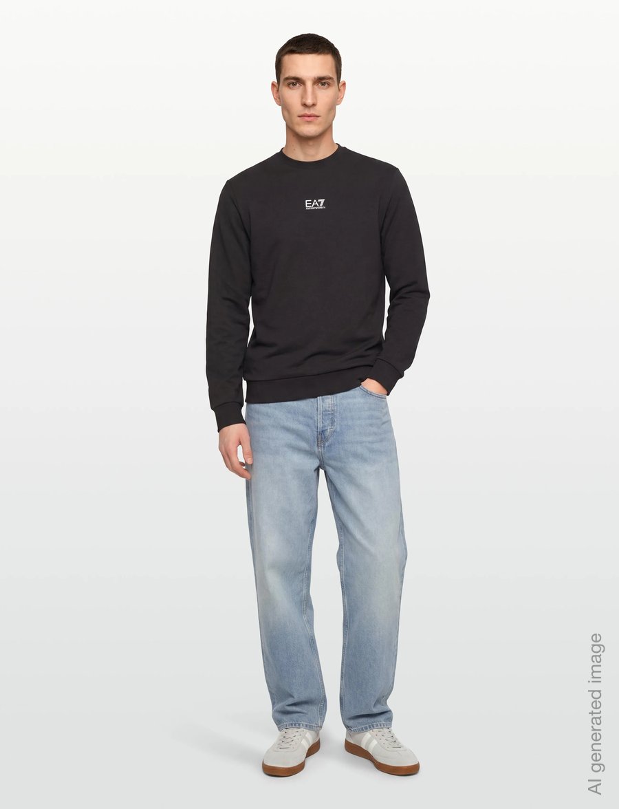 EA7 - SWEATSHIRT - sweatshirts - black - 0