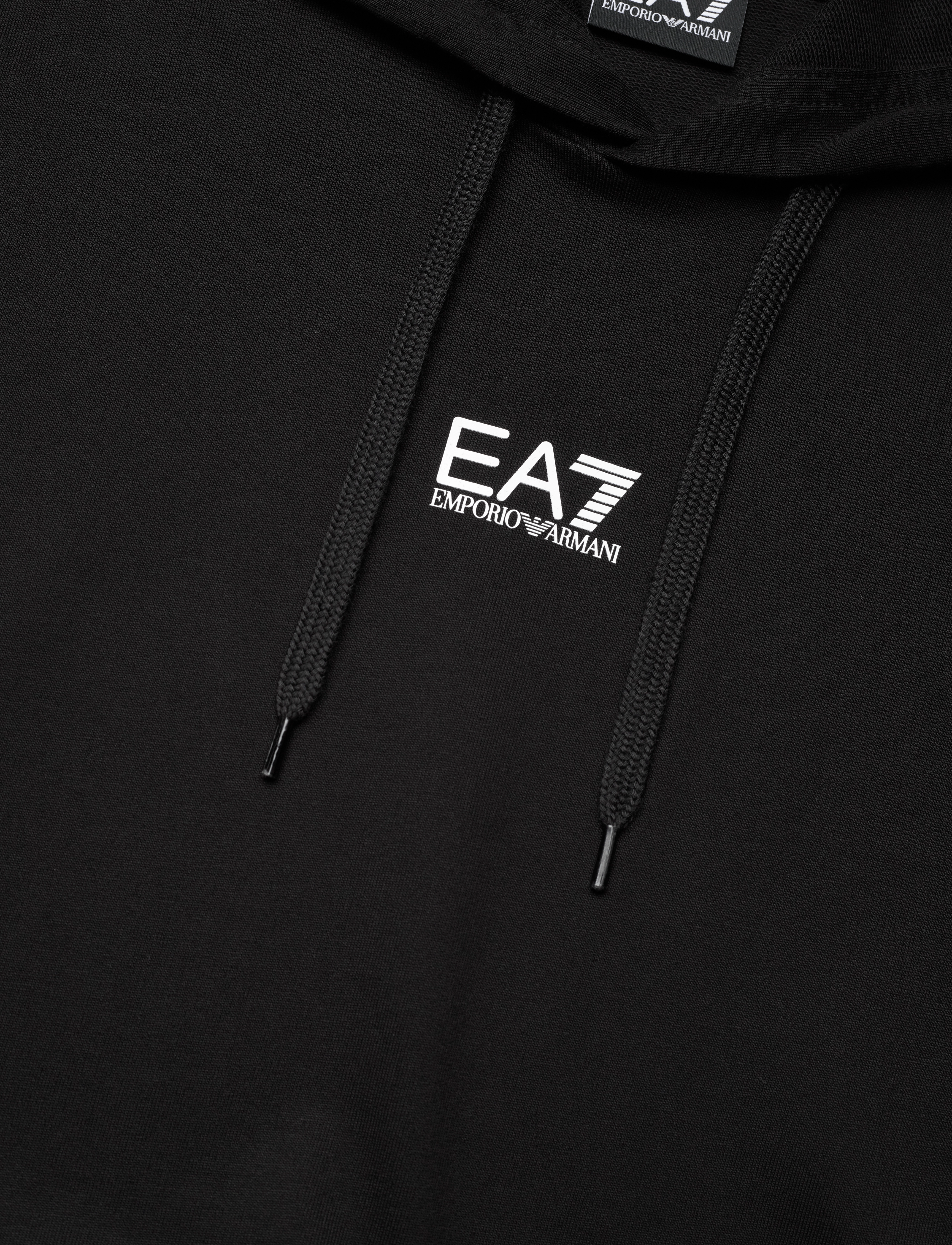 EA7 - SWEATSHIRT - sweats à capuche - black - 2