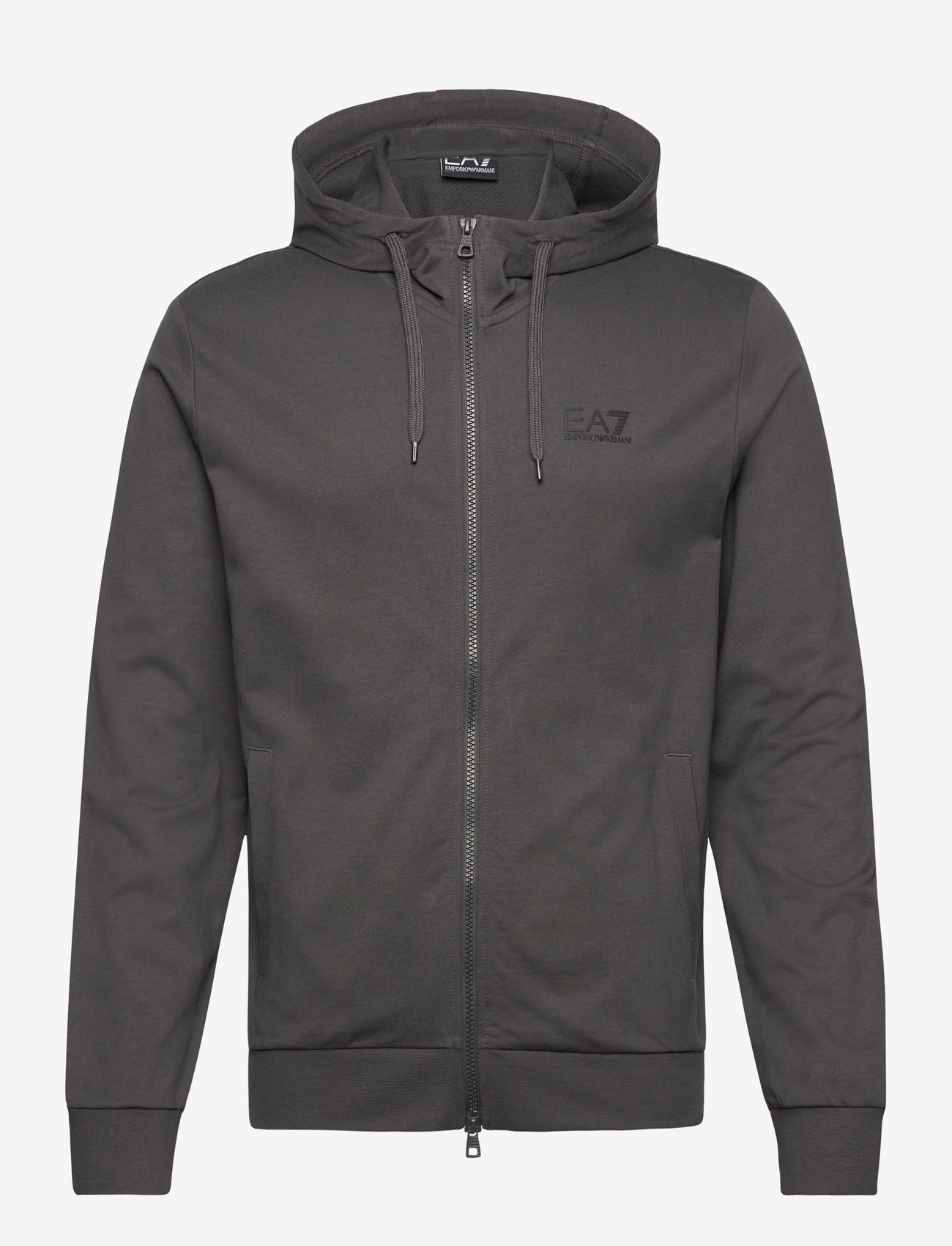 EA7 - SWEATSHIRT - hættetrøjer - asphalt - 0