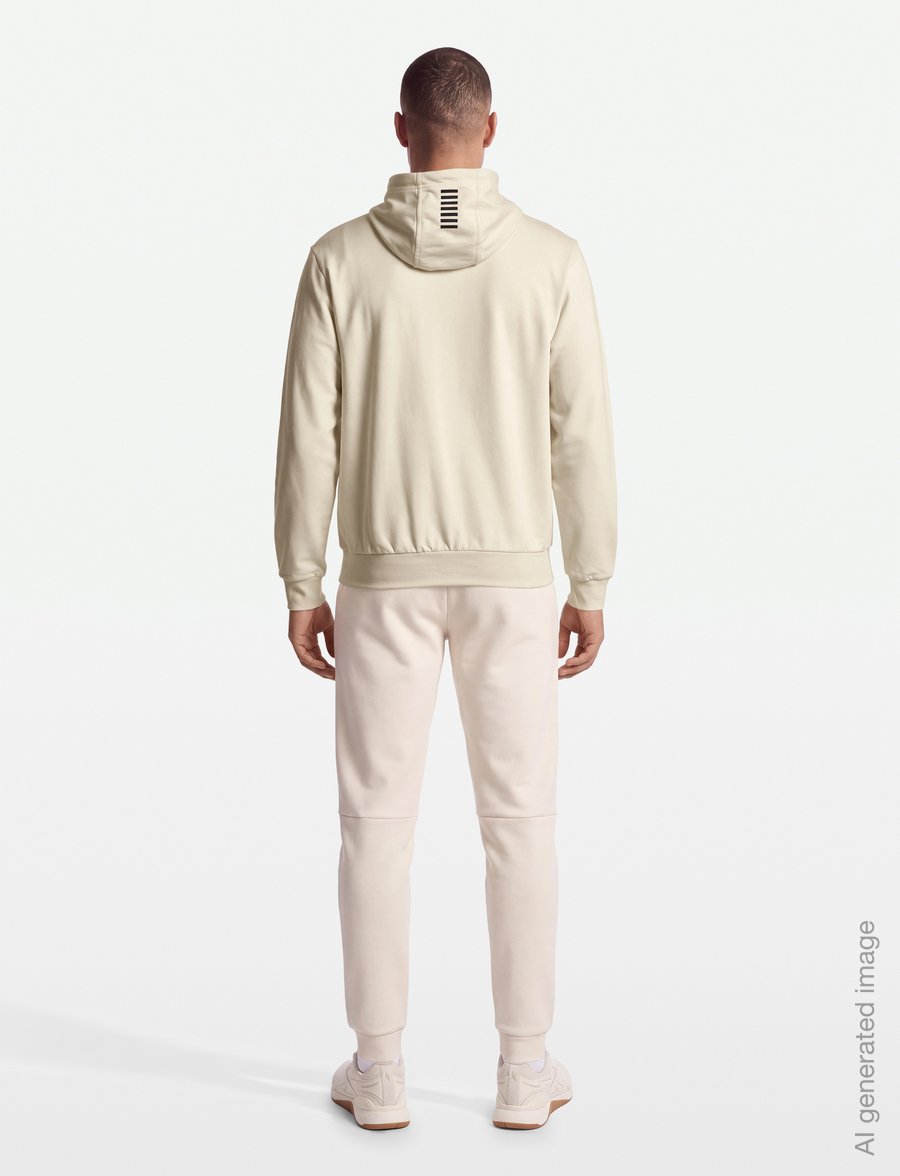 EA7 - SWEATSHIRT - hættetrøjer - vanilla ice - 4