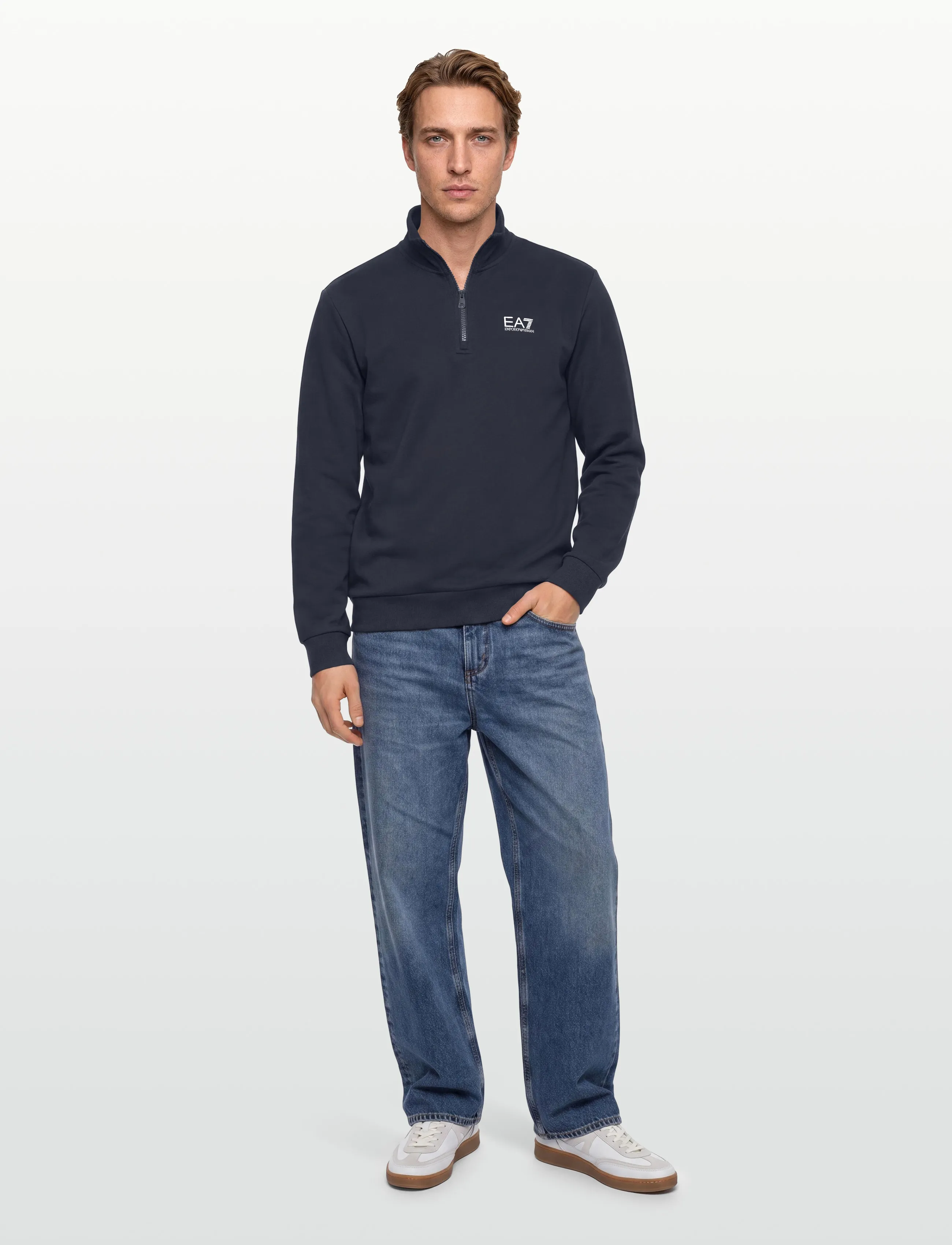 EA7 SWEATSHIRT - Deals - ARMANI BLUE / navy