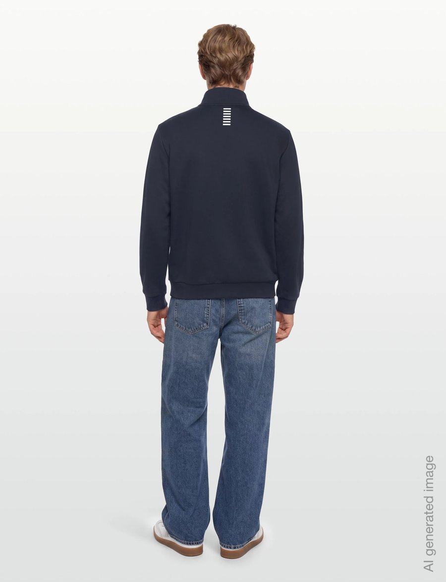 EA7 - SWEATSHIRT - hálfrenndar peysur - armani blue - 4
