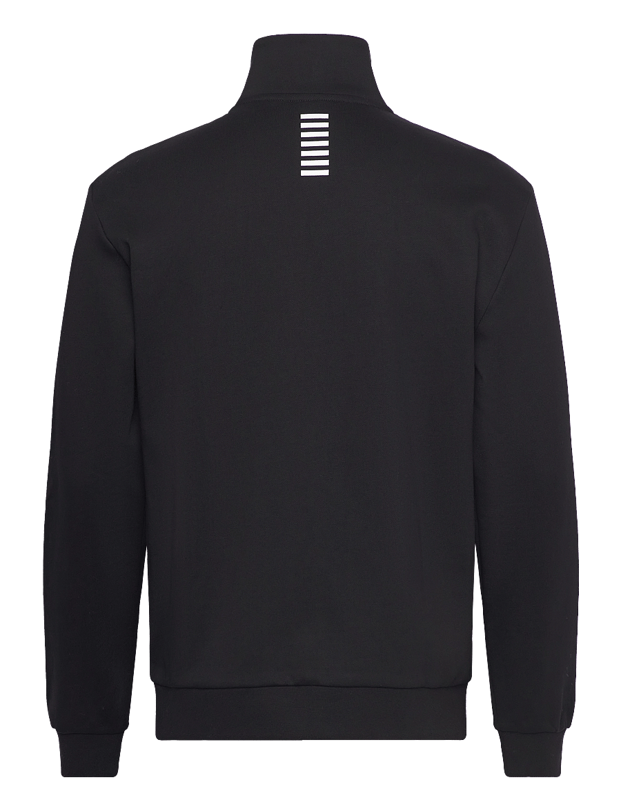 EA7 - SWEATSHIRT - half zip jumpers - black - 1